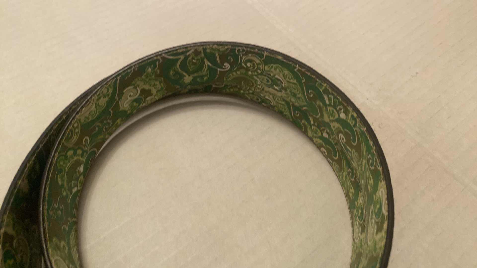 Photo 1 of 3 - ROBERT GRAHAM & MOORESCH DESIGNER BELTS SIZE 44 & EST 48