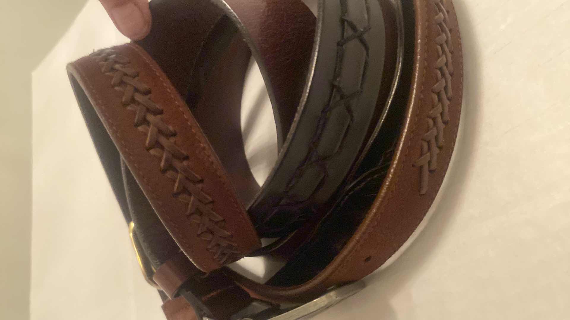 Photo 1 of 2 - COLE HAHN & 1 - HUGO BOSS  BELTS SIZE 40