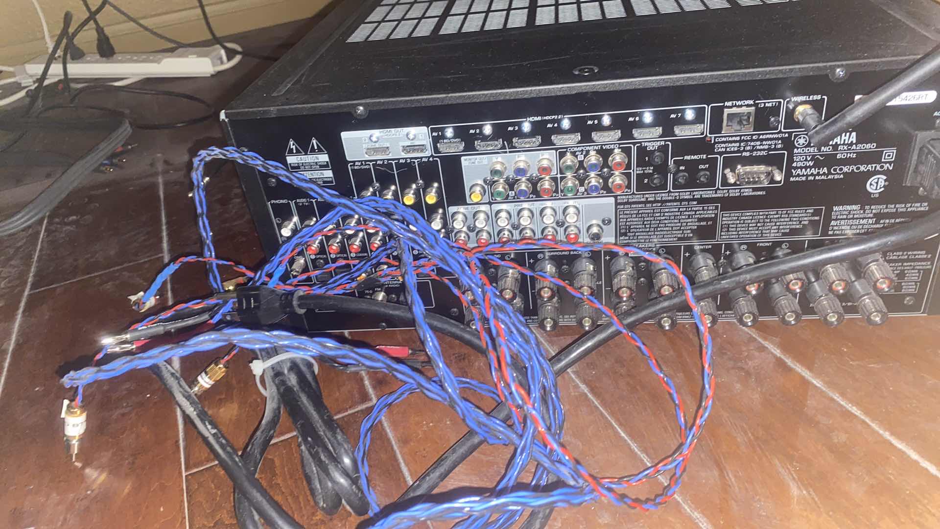 Photo 1 of YAMAHA AVENTAGE 310WV9.2 CHANNEL NETWORK READY 4K ULTA HD & 3D PASS THRU A/V HOME THEATER RECEIVER RX-A2060BL