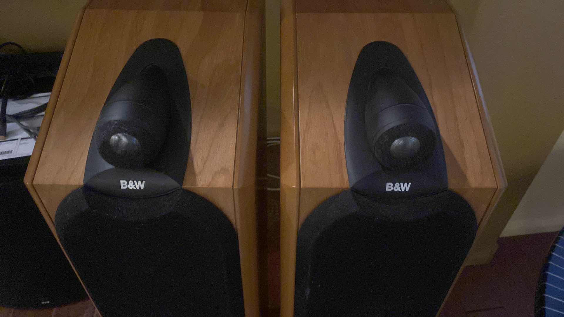 Photo 1 of BOWERS & WILKINS B&W ROSEWOOD CDM 9NT FLOOR-STANDING SPEAKERS 9” X 13” H40” ( speaker wire not included)