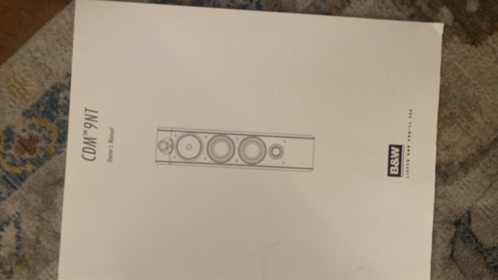 Photo 1 of BOWERS & WILKINS B&W ROSEWOOD CDM 9NT FLOOR-STANDING SPEAKERS 9” X 13” H40” ( speaker wire not included)