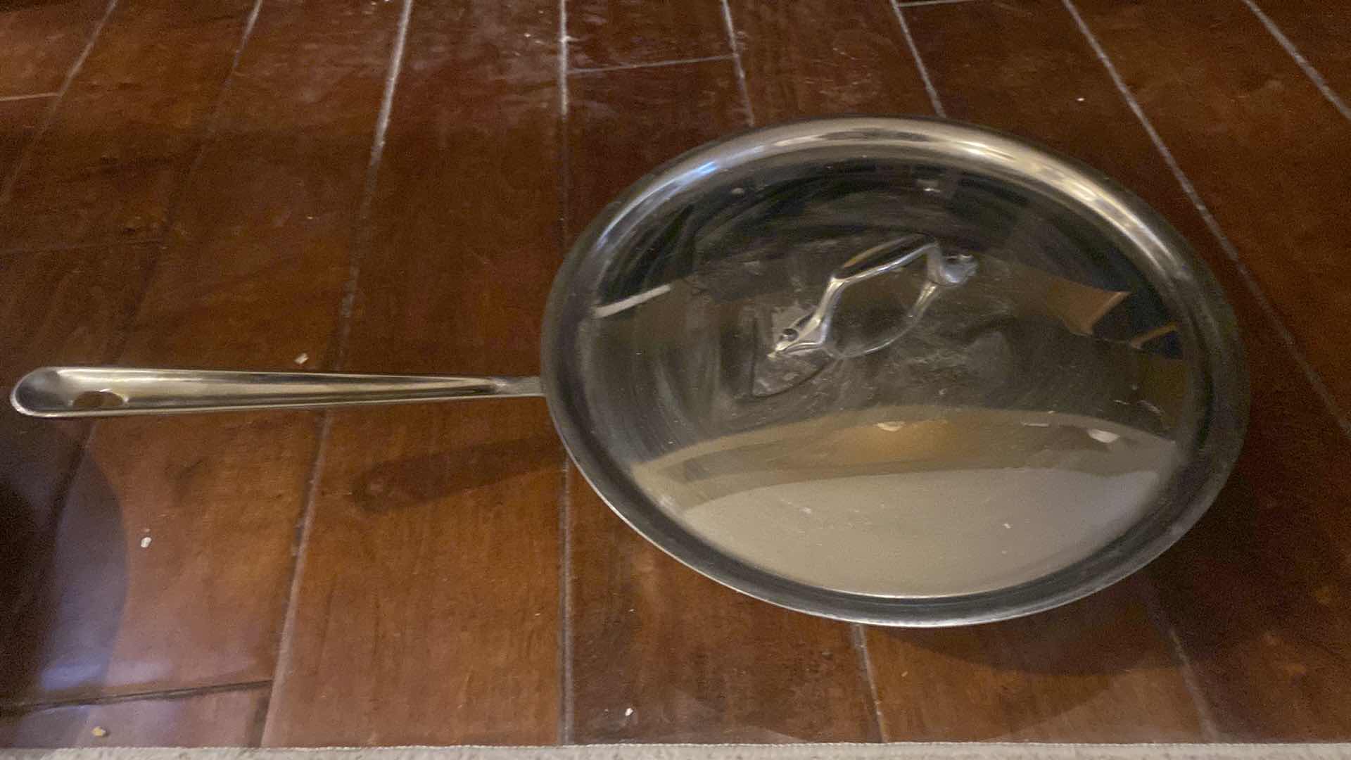 Photo 1 of SCANPAN & ALL CLAD SKILLETS WITH LIDS