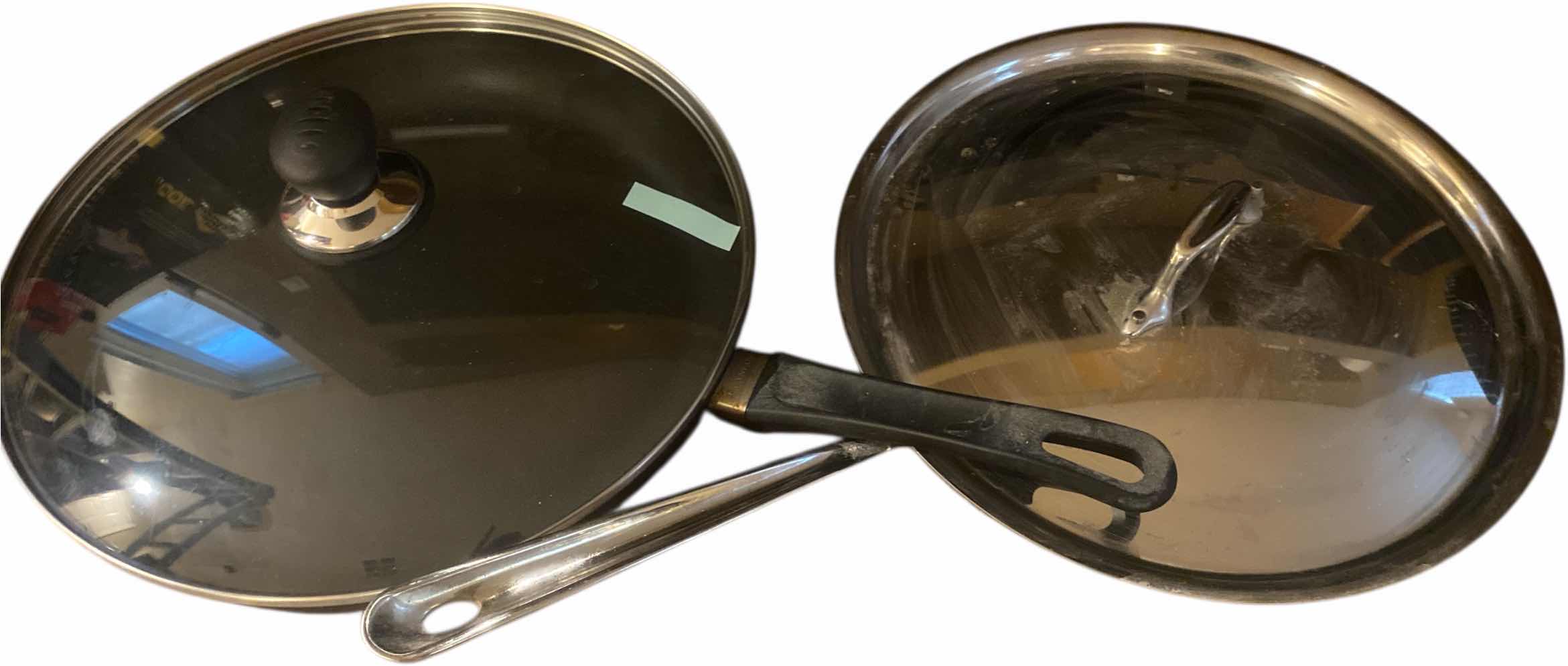 Photo 1 of SCANPAN & ALL CLAD SKILLETS WITH LIDS