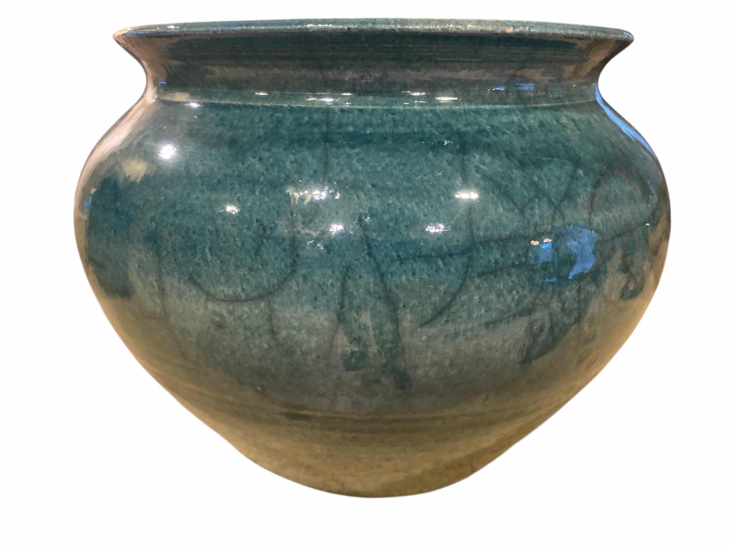 Photo 1 of VINTAGE 1997 GLAZED SIGNED POTTERY 8” x 6”