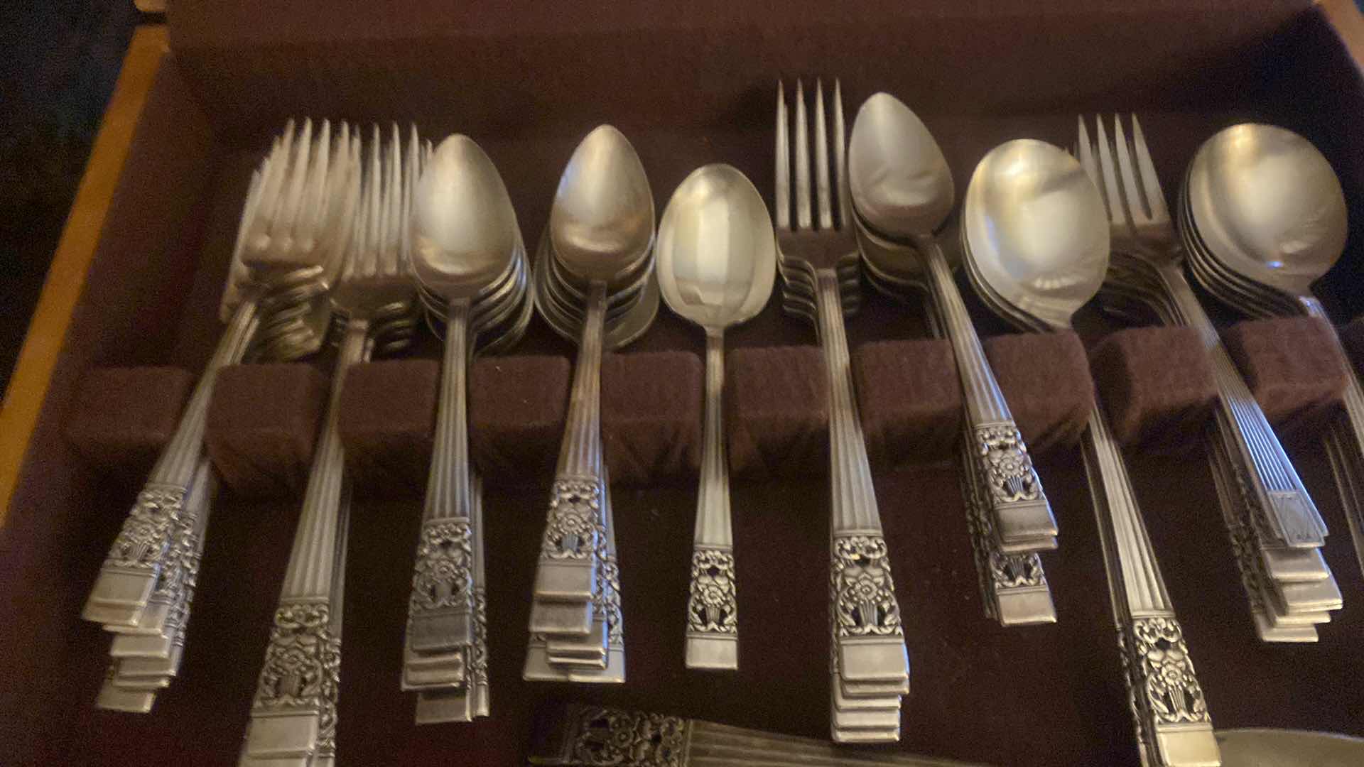 Photo 1 of 65 PIECES COMMUNITY PLATED SILVERWARE & 1 PASTRY KNIFE