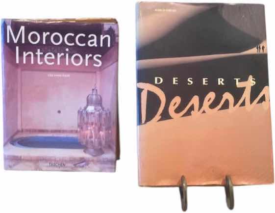 Photo 1 of DESERTS & MOROCCAN INTERIORS COFFEE TABLE BOOKS (2)