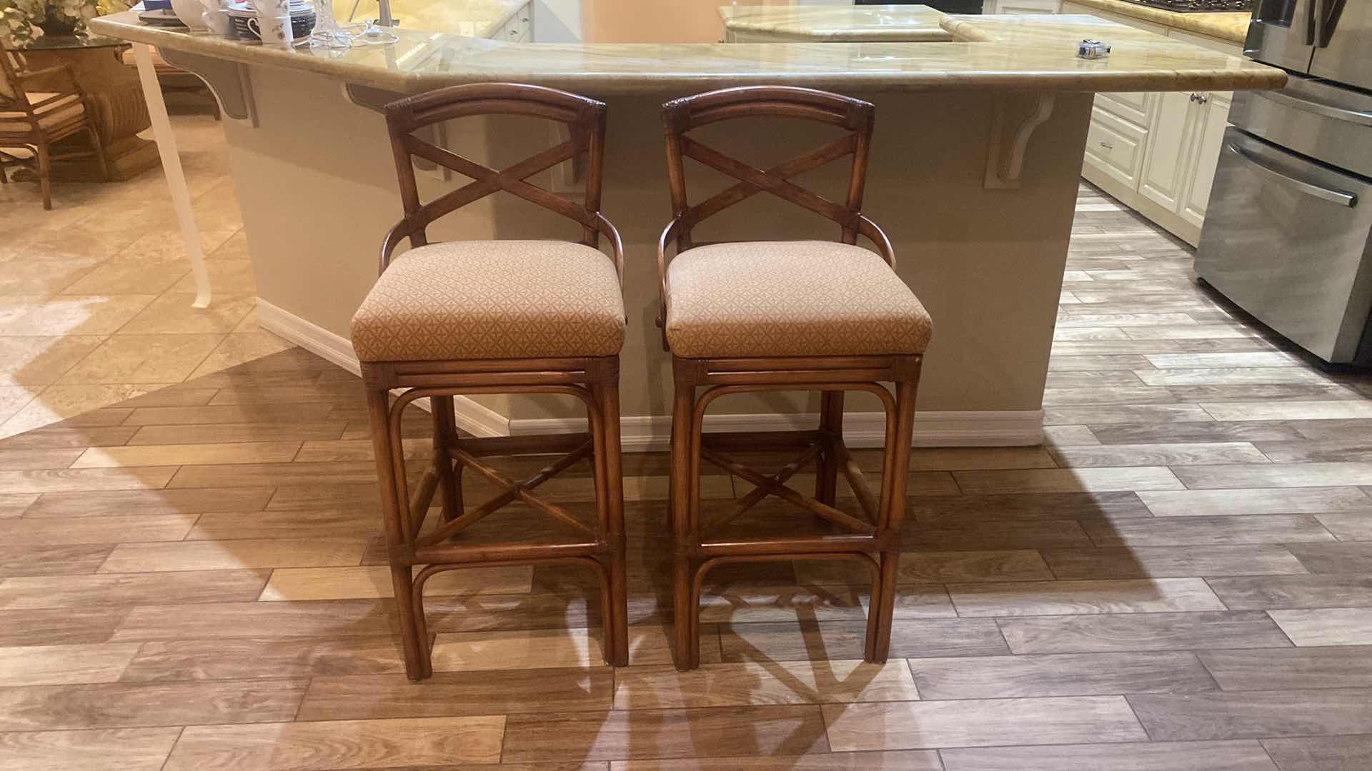 Photo 1 of PAIR OF BARSTOOLS SEAT HEIGHT 31” OVERALL H41”