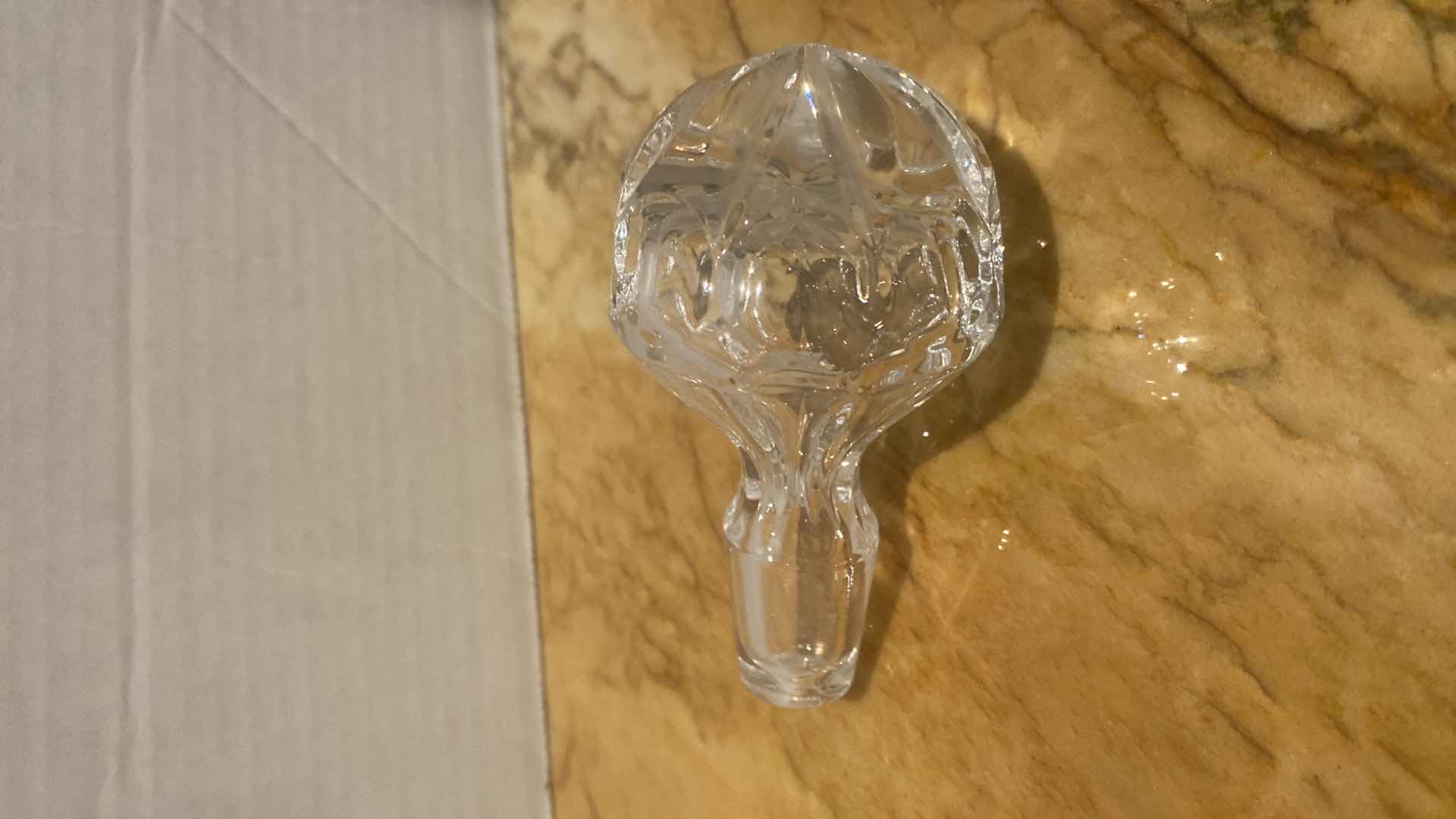 Photo 1 of CUT GLASS DECANTER