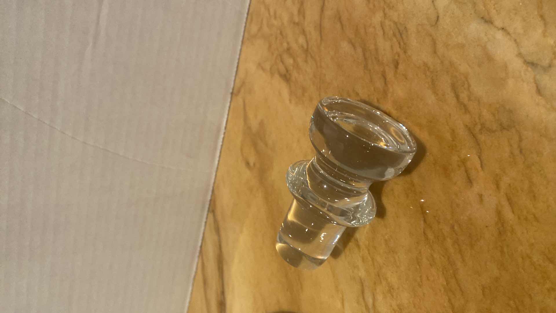 Photo 1 of GLASS DECANTER