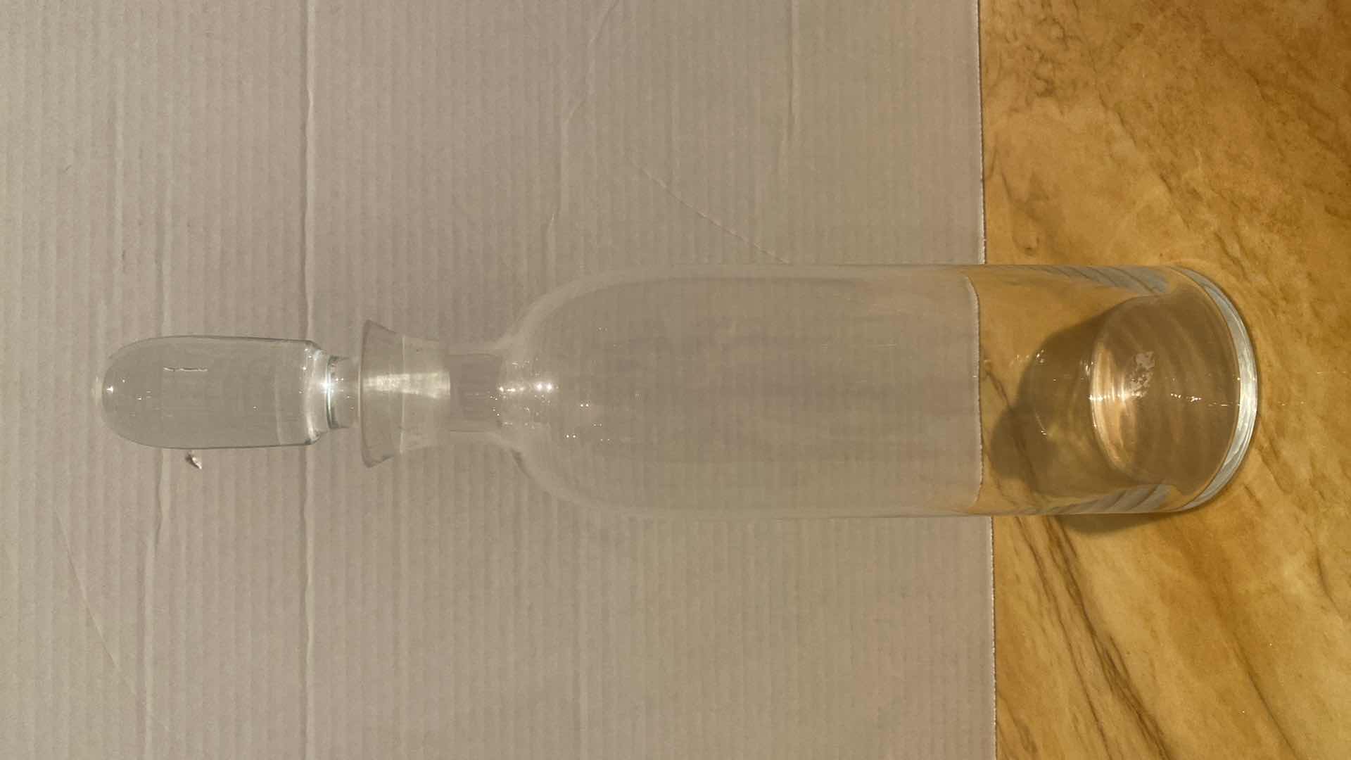 Photo 1 of GLASS DECANTER