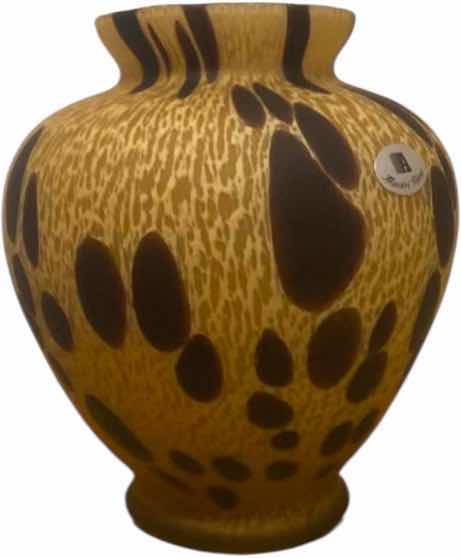 Photo 1 of VINTAGE MARSTRI VETRANI ART GLASS VASE MADE IN ITALY H9”