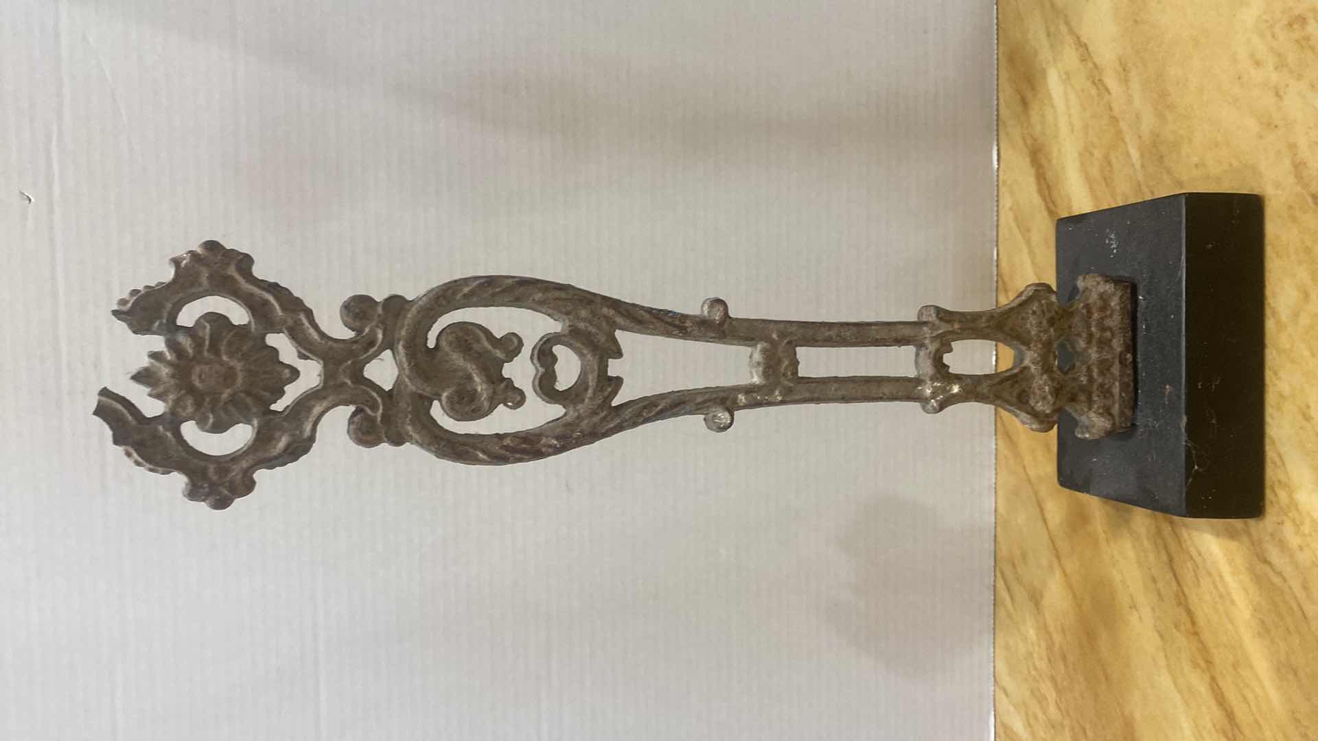 Photo 1 of ART NOUVEAU CAST ARCHITECTURAL ELEMENT ON STAND H19”