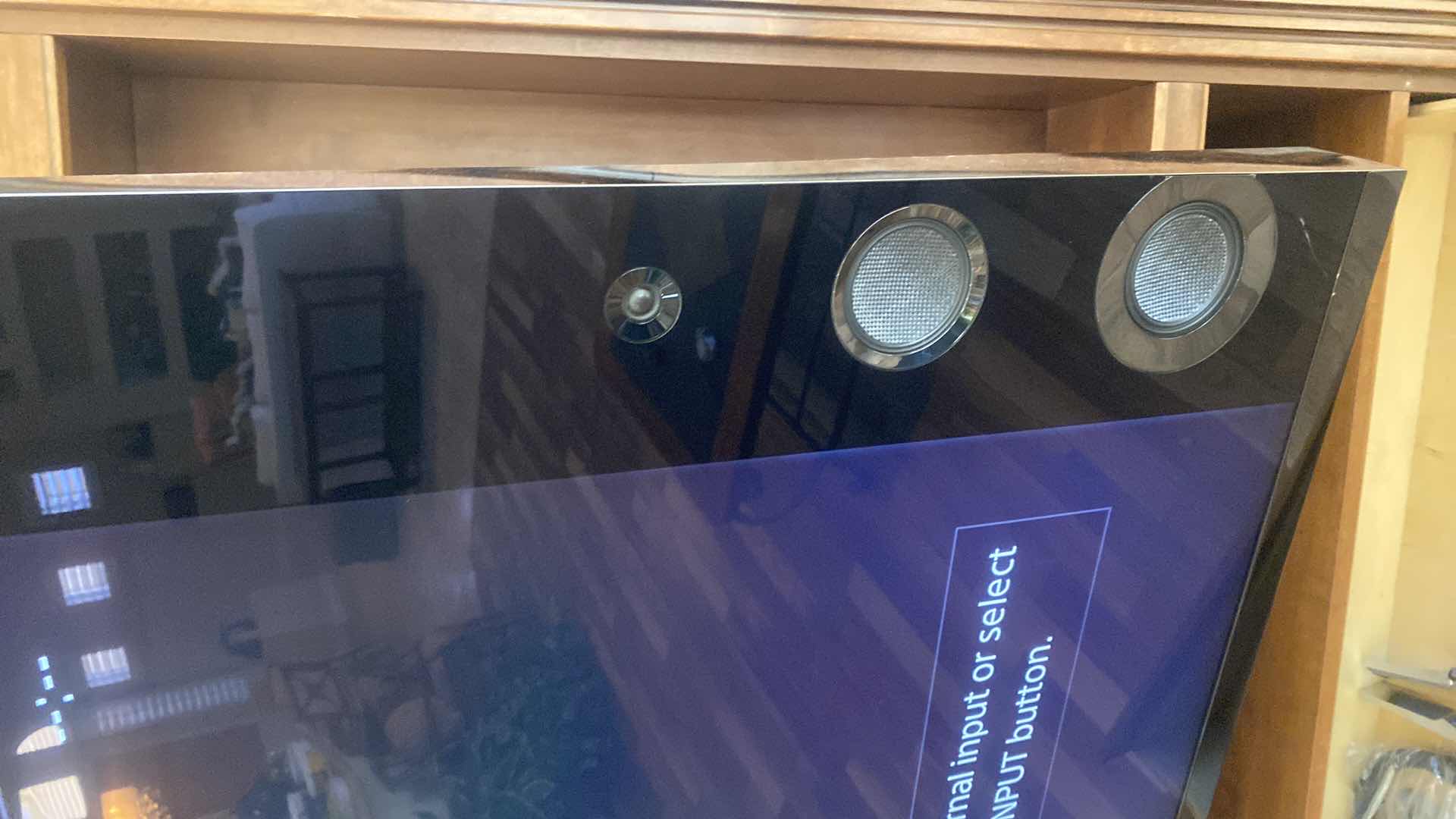 Photo 1 of 75” SONY BRAVIA TELEVISION WITH BUILT-IN SPEAKERS AND WALL MOUNT, INCLUDES SONY BLU-RAY DVD PLAYER