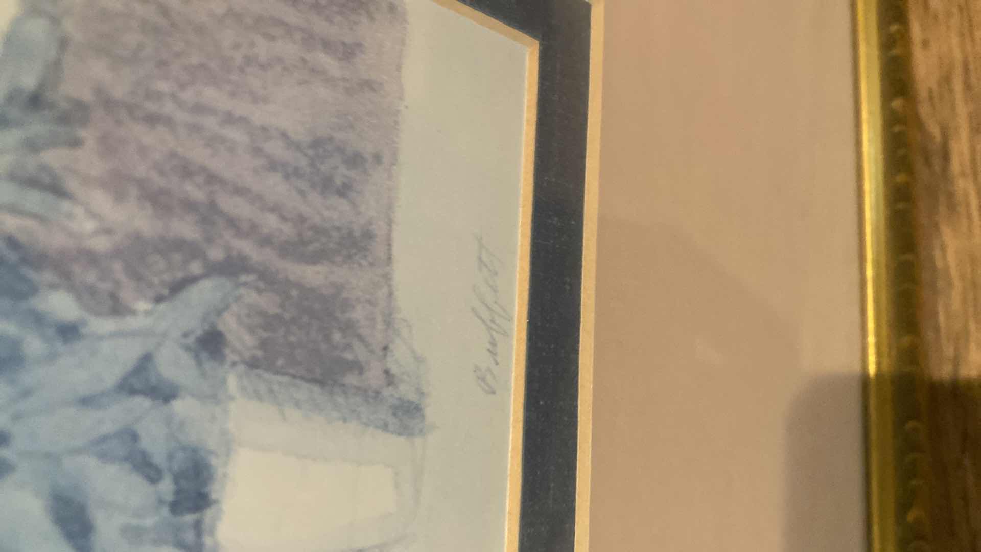 Photo 1 of GOLD FRAMED, PASTEL ARCHITECTURAL, SIGNED ARTWORK 18” X 20”