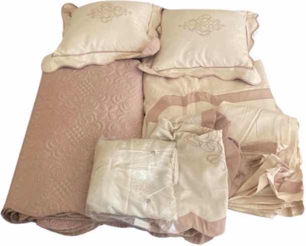 Photo 1 of KING SIZE QUILT, BEDSKIRT & 2 PILLOWS