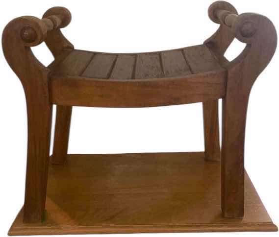 Photo 1 of WOOD BENCH 24 1/2” X 15” H 21”