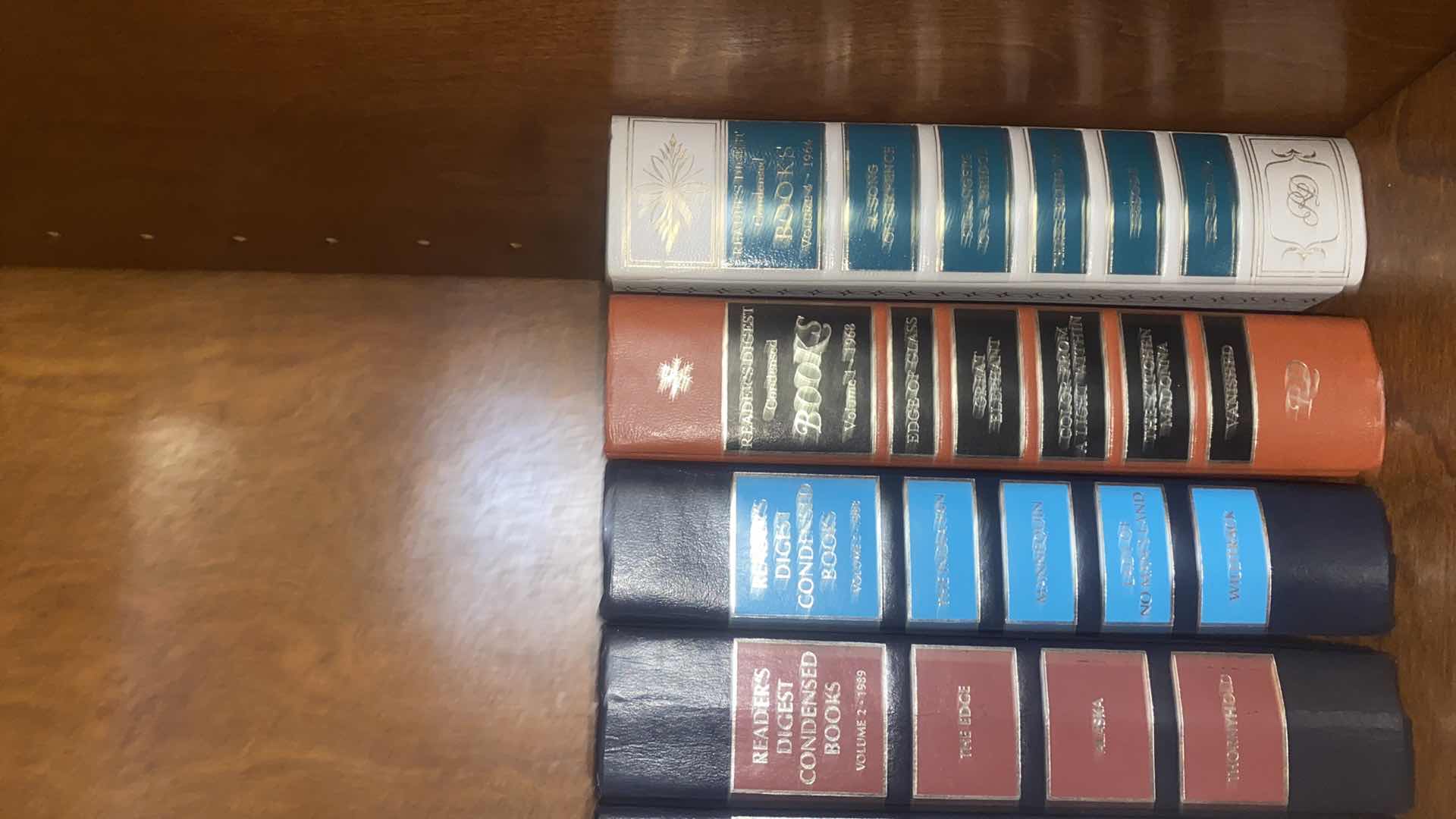 Photo 1 of SHELF OF BOOKS READERS DIGEST CONDENSED