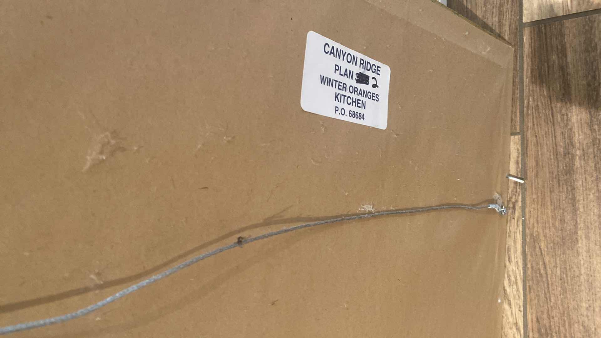 Photo 1 of GOLD FRAMED FRUIT IN BOWL ARTWORK 25 1/2” X 24”