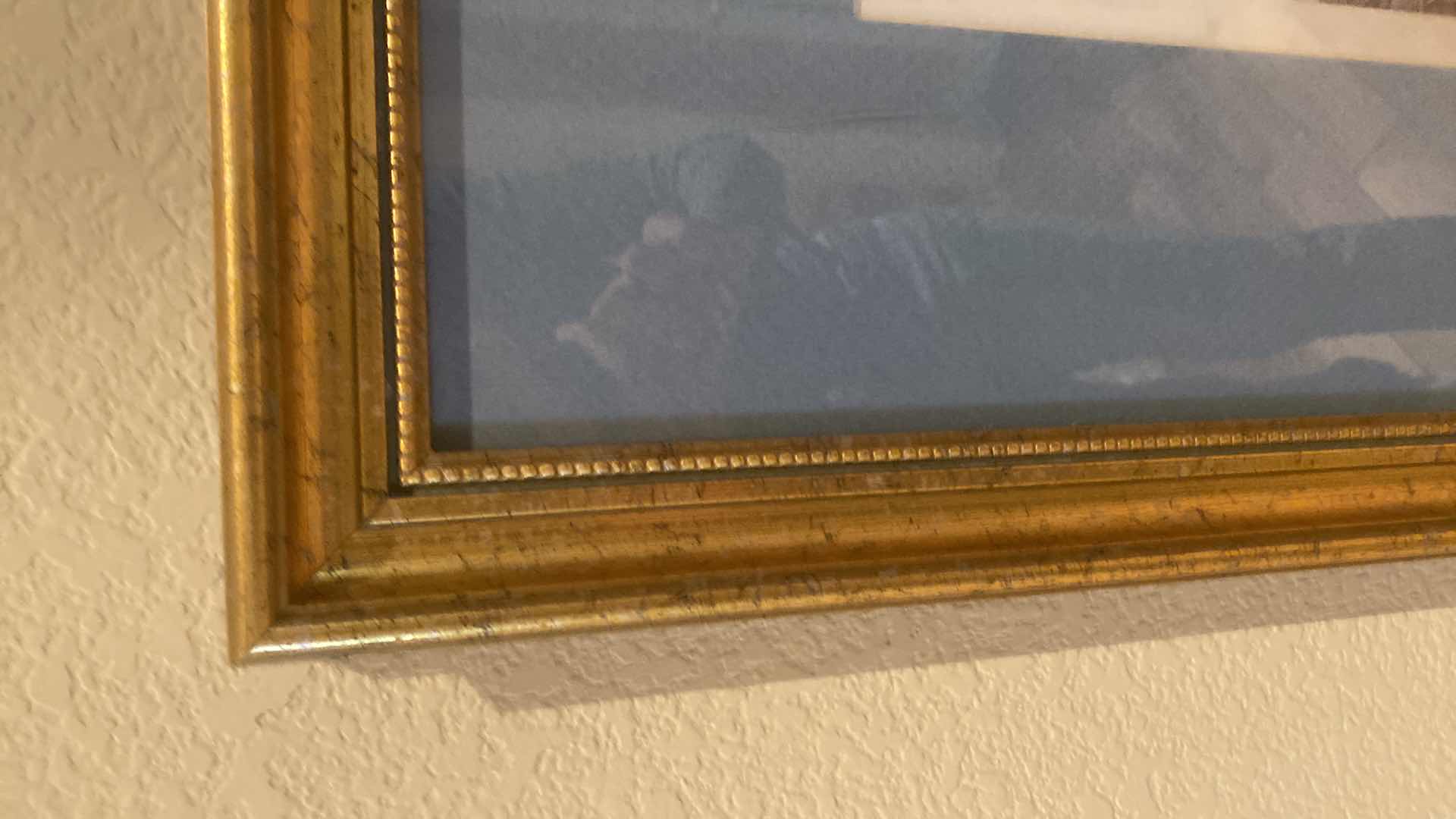 Photo 1 of 2-GOLD FRAMED PRINTS FROM THE UPPER TERRACE OF THE GREAT PAGODA AT RANGOON ARTWORK 28 1/2“ X 24“