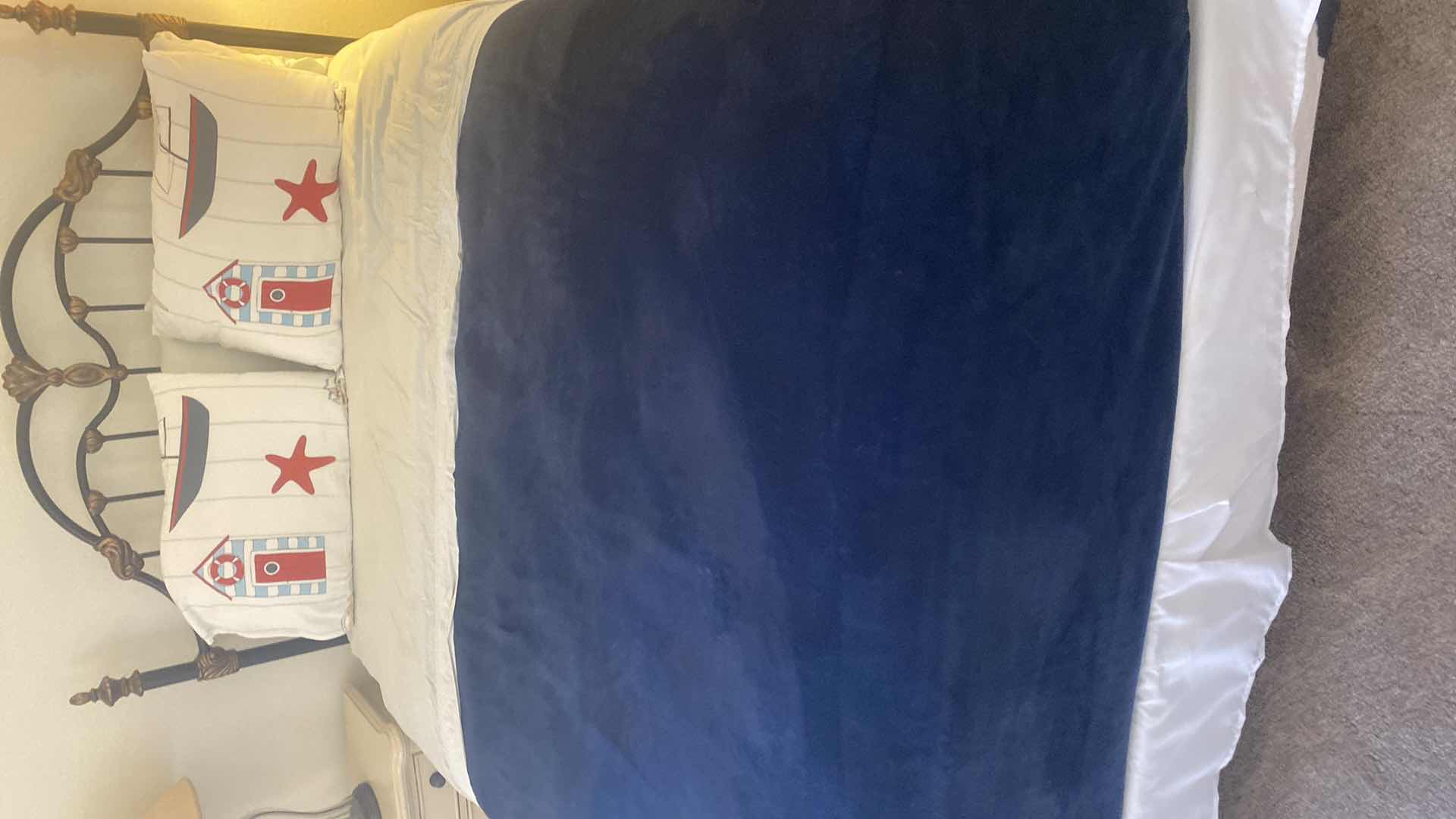 Photo 1 of QUEEN SIZE NAUTICAL, COMFORTER AND PILLOWS