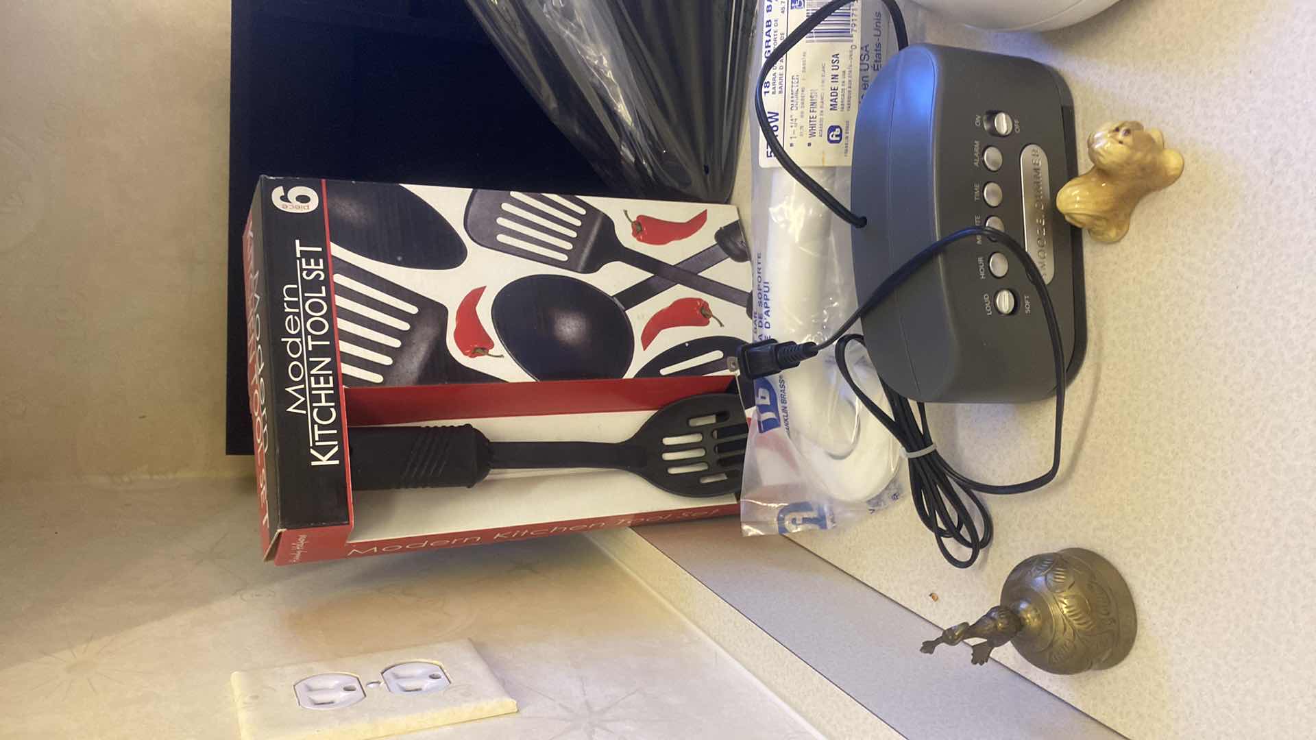 Photo 1 of LITTLE OF THIS LITTLE OF THAT, HANGERS, KITCHEN, TOOLS, GRAB BAR ALARM, CLOCK, HAND TOWEL TOWEL HOLDER