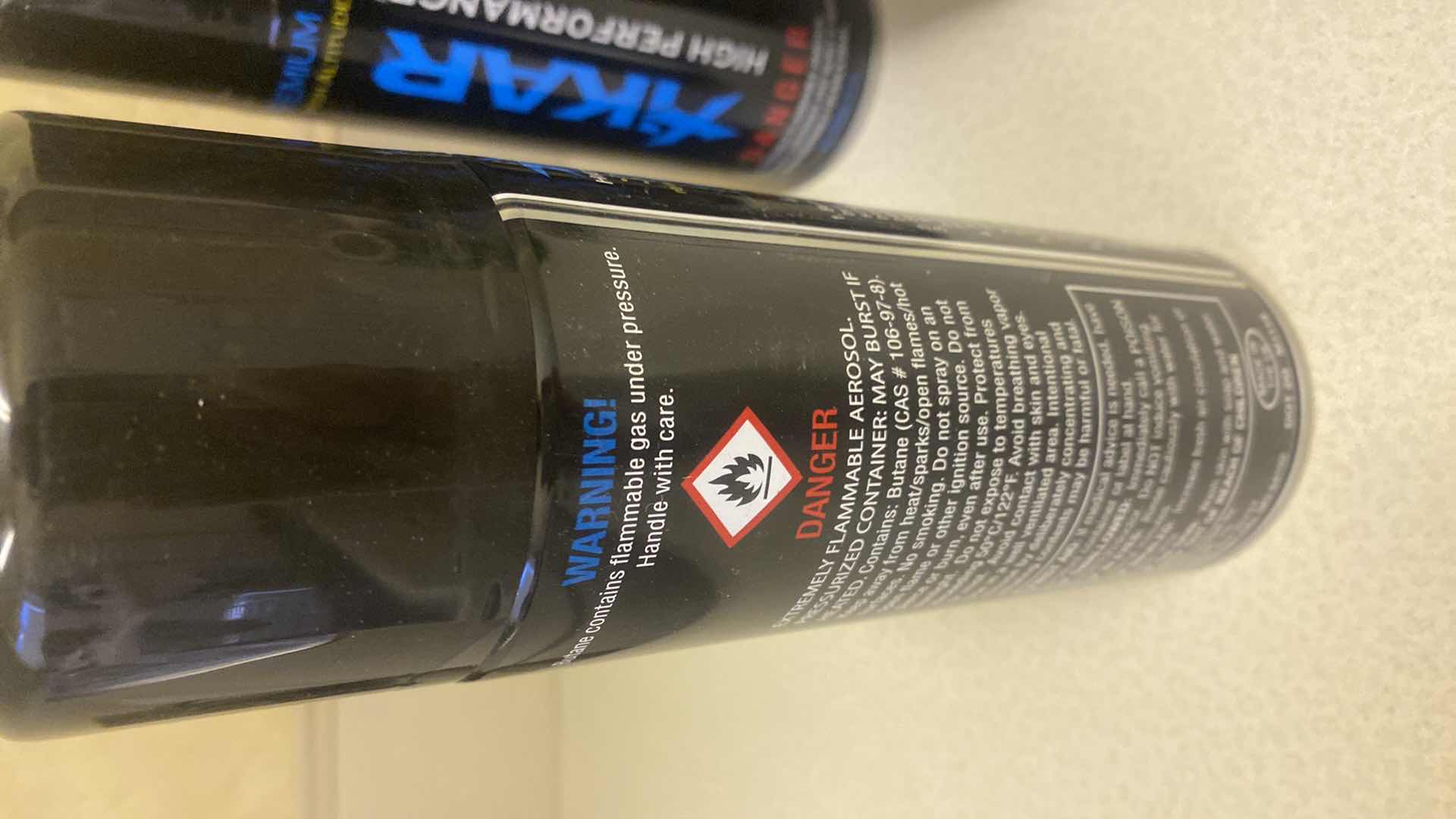 Photo 1 of 5-CANS OF HIGH PERFORMANCE BUTANE