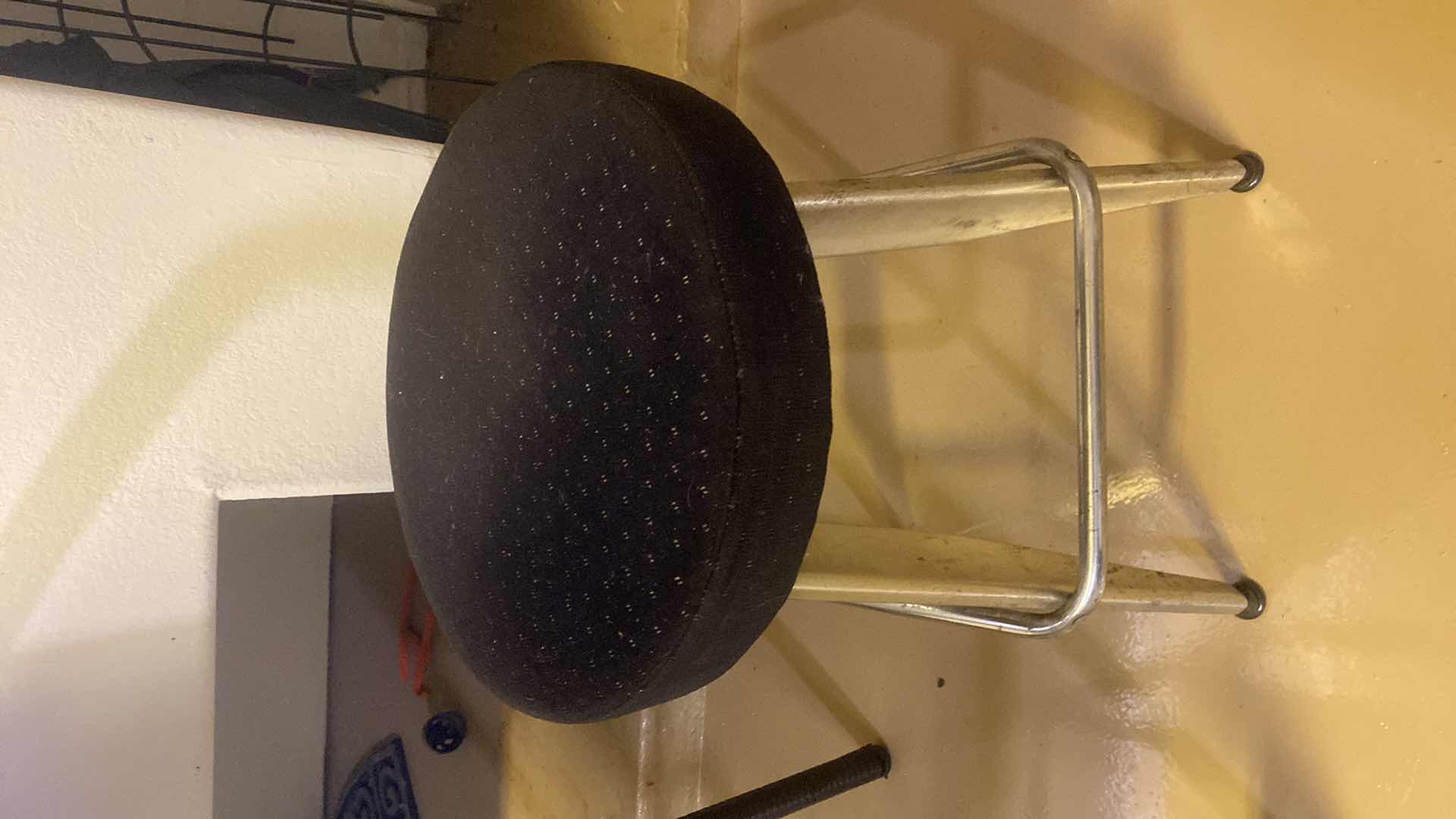 Photo 1 of STOOL WITH UPHOLSTERED SEAT H 23”