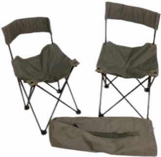 Photo 1 of 2-COLLAPSIBLE FOLDING CHAIRS WITH BAG