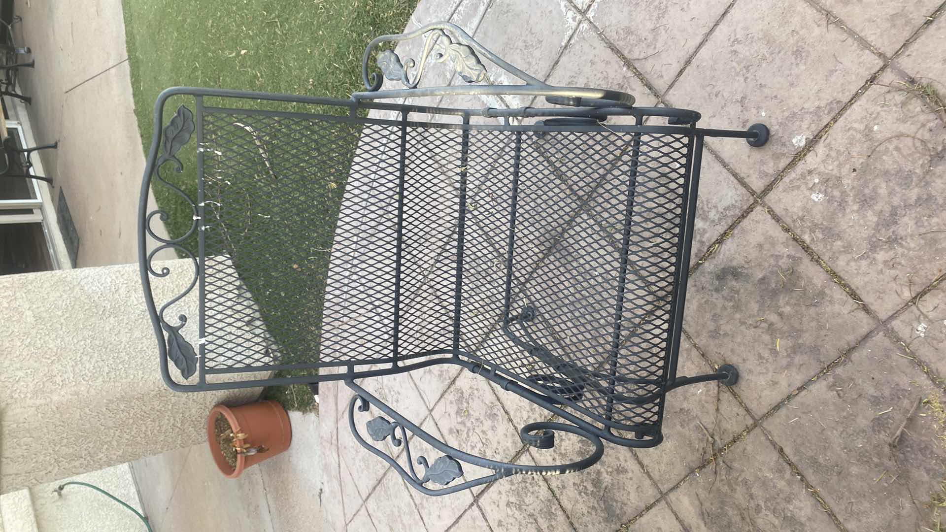 Photo 1 of 5-PEACE MESH METAL PATIO SET WITH 48 INCH ROUND TABLE AND FOUR CHAIRS