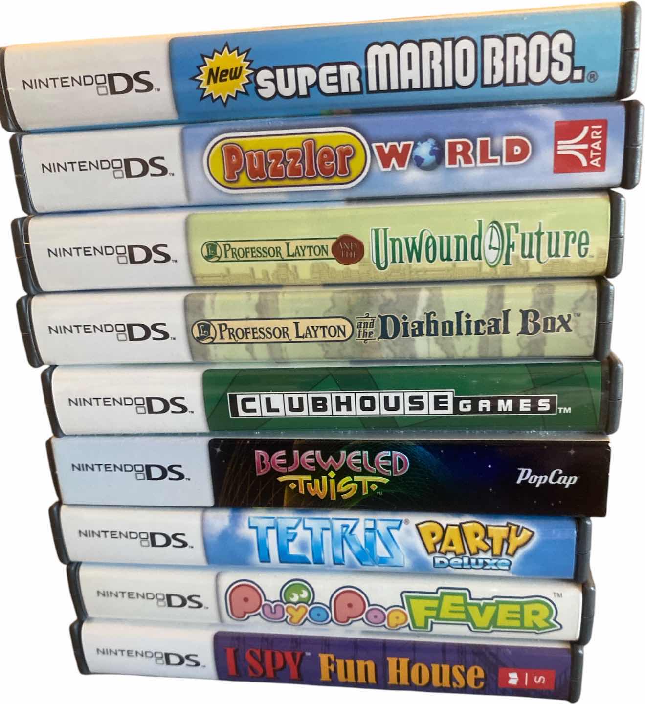 Photo 1 of 9-NINTENDO DS GAMES