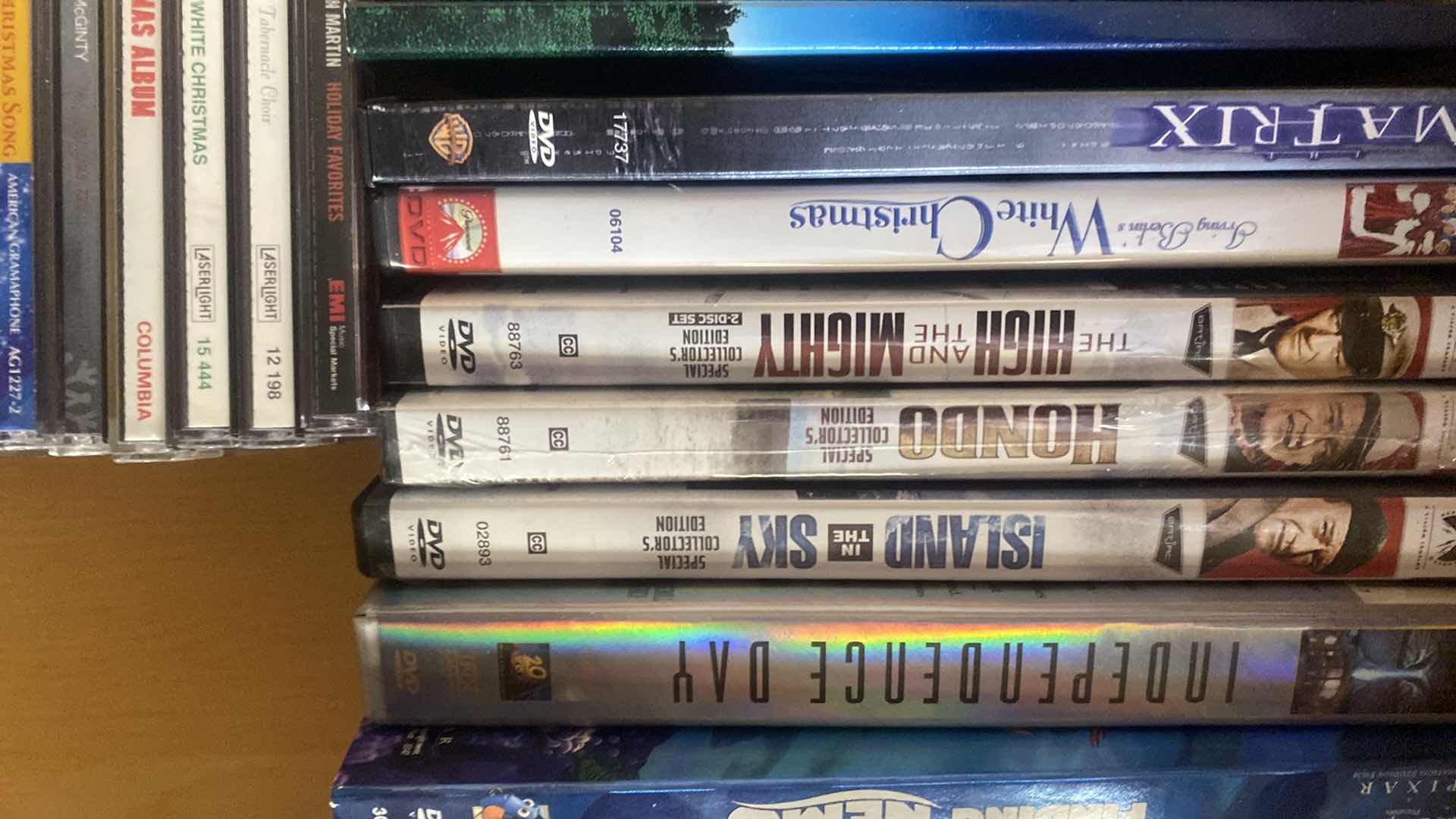 Photo 1 of CONTENTS OF DRAWER-DVDS AND CDS