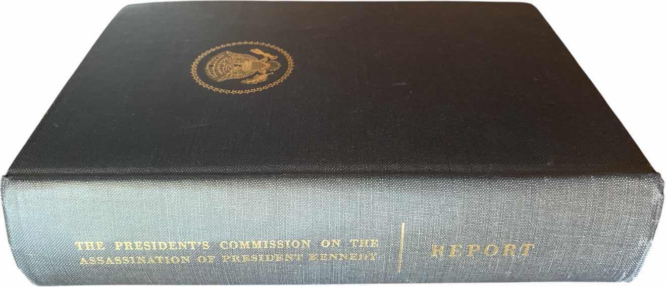 Photo 1 of VINTAGE 1964 THE PRESIDENT’S COMMISSION ON THE ASSASSINATION OF PRESIDENT KENNEDY REPORT HARDBOUND BOOK