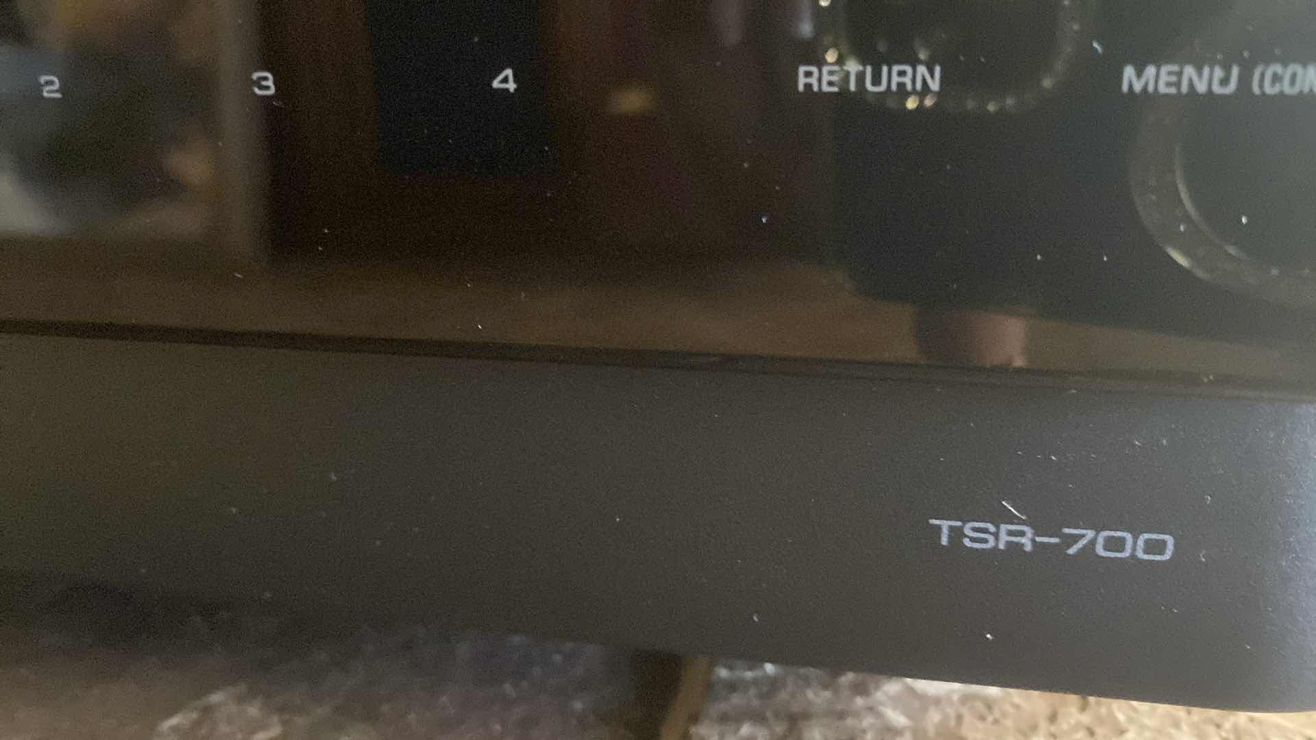 Photo 1 of YAMAHA RECEIVER, MODEL TSR – 700 WITH SET UP PAPERWORK