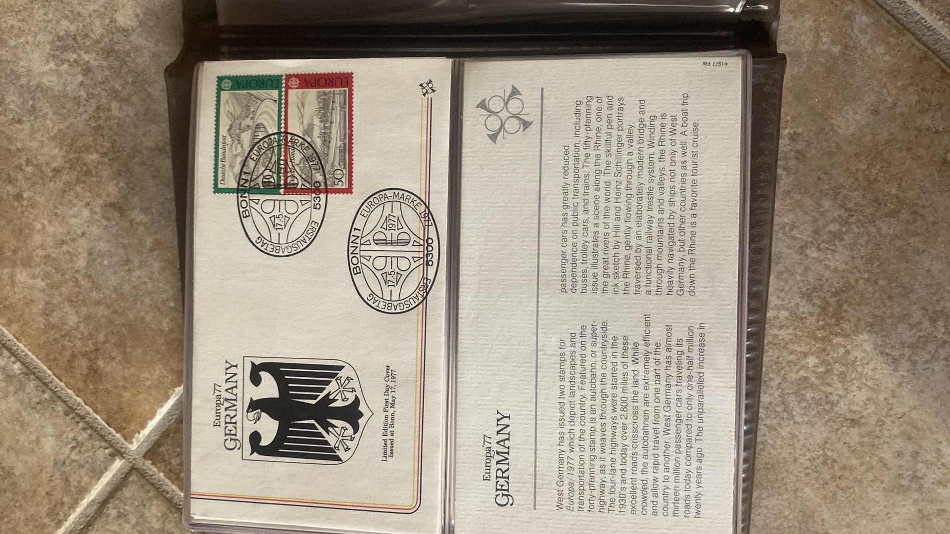 Photo 1 of VINTAGE THE SCENIC WONDERS OF EUROPE STAMP COLLECTION