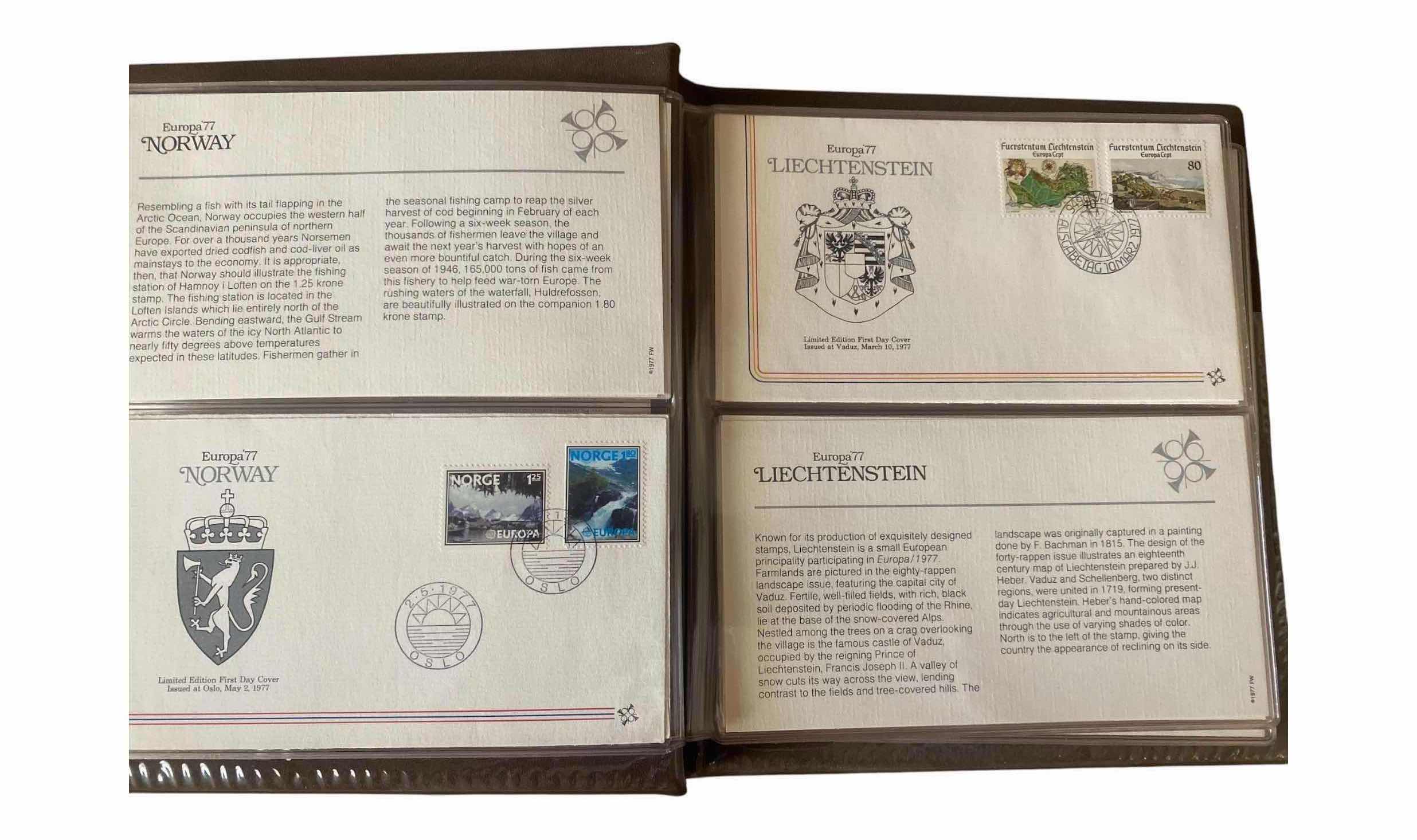 Photo 1 of VINTAGE THE SCENIC WONDERS OF EUROPE STAMP COLLECTION