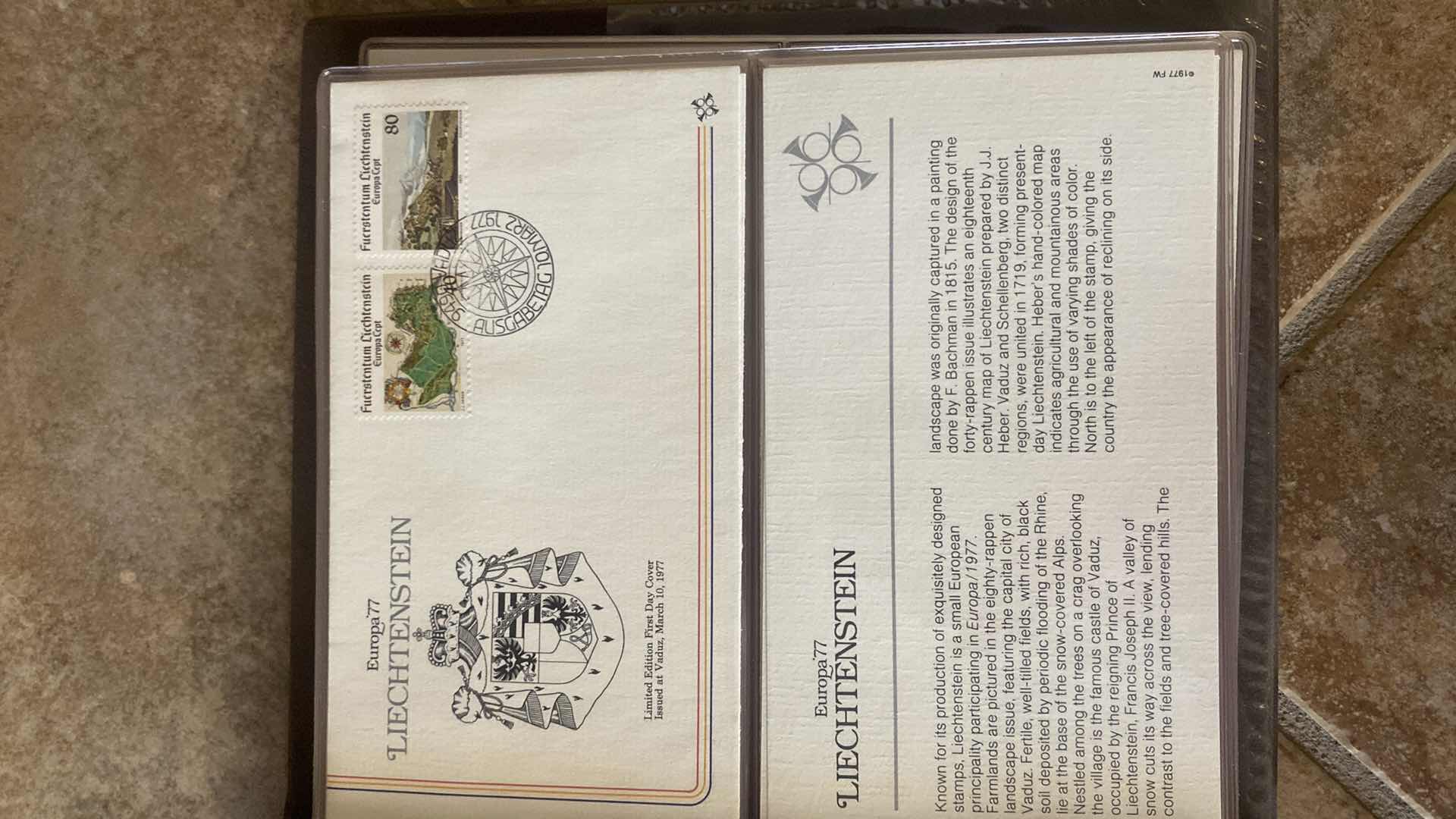 Photo 1 of VINTAGE THE SCENIC WONDERS OF EUROPE STAMP COLLECTION