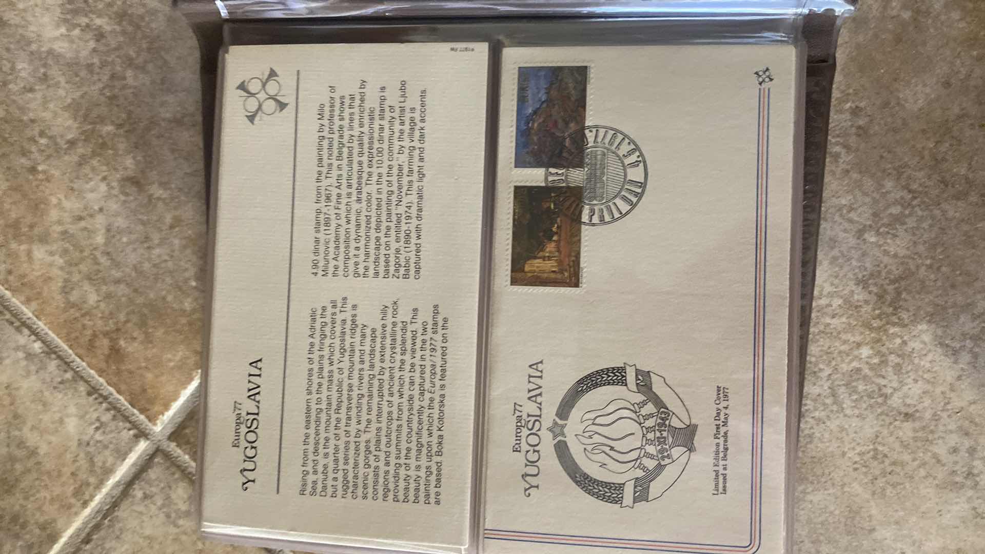 Photo 1 of VINTAGE THE SCENIC WONDERS OF EUROPE STAMP COLLECTION
