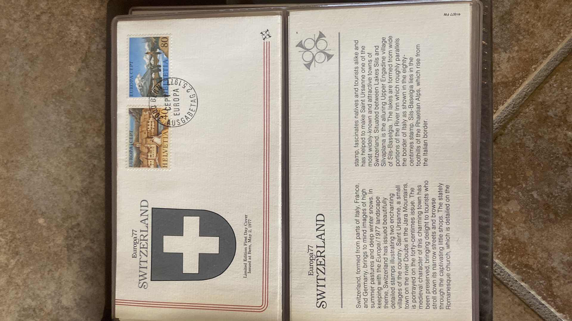 Photo 1 of VINTAGE THE SCENIC WONDERS OF EUROPE STAMP COLLECTION
