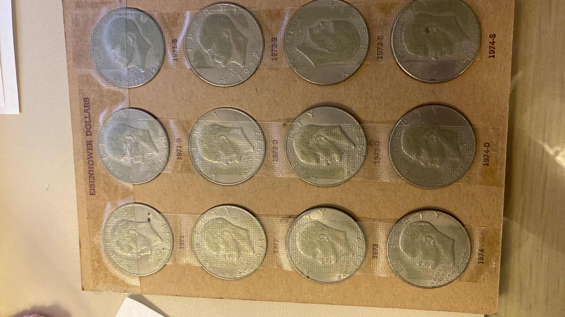 Photo 1 of 36-1970’s EISENHOWER DOLLARS