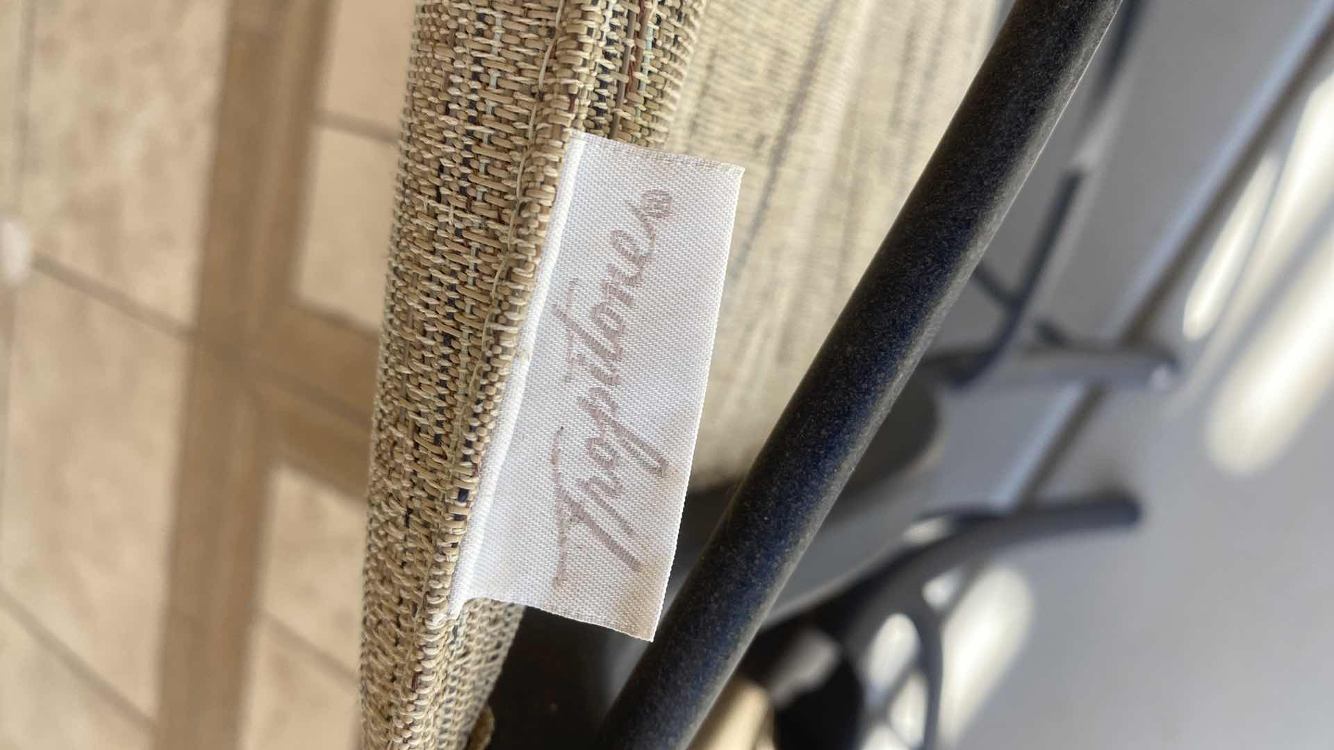 Photo 1 of 2-TROPITONE SLING BACK PATIO DINING CHAIRS FROM MR. POOL AND MRS. PATIO (S SETS AVAILABLE ACH SOLD SEPARATELY)