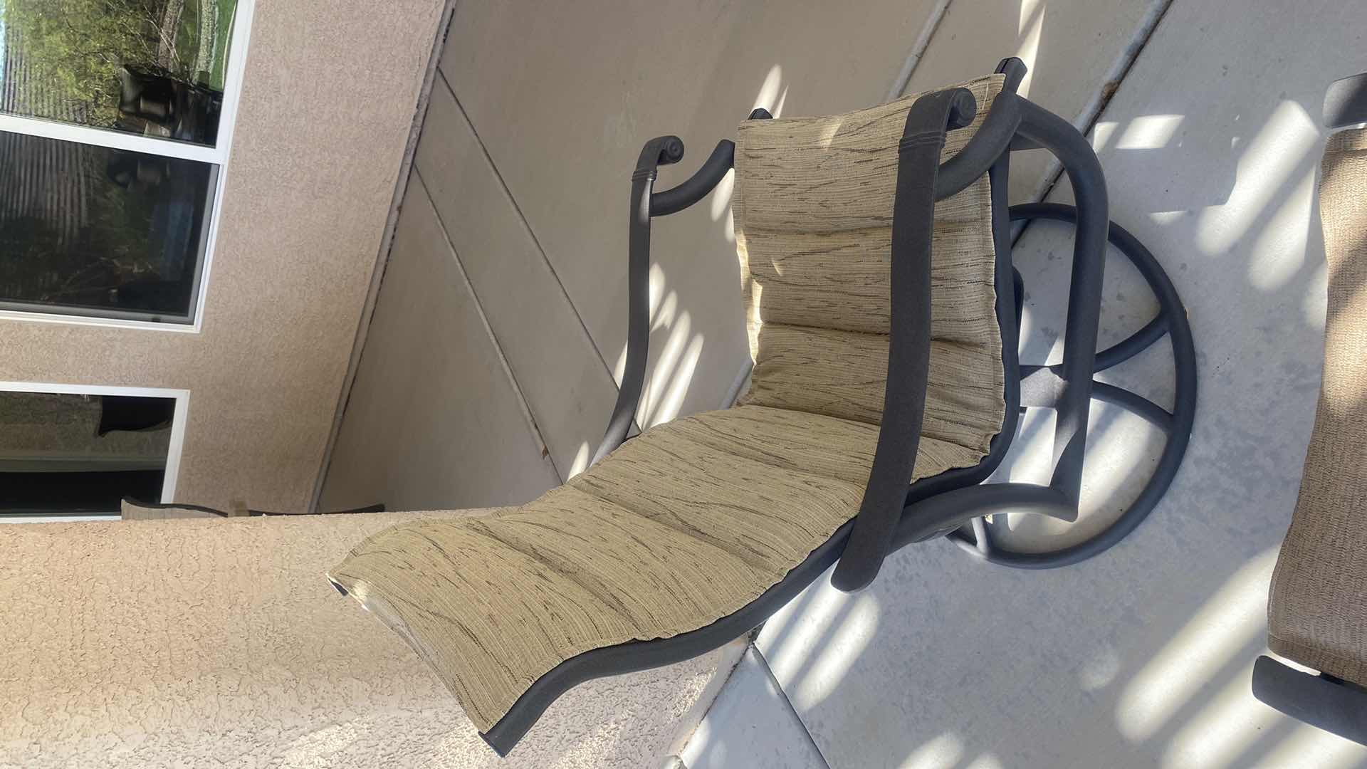 Photo 1 of TROPITONE SWIVEL CHAIR WITH OTTOMAN FROM MR. POOL AND MRS. PATIO  (2 AVAILABLE EACH SOLD SEPARATELY)