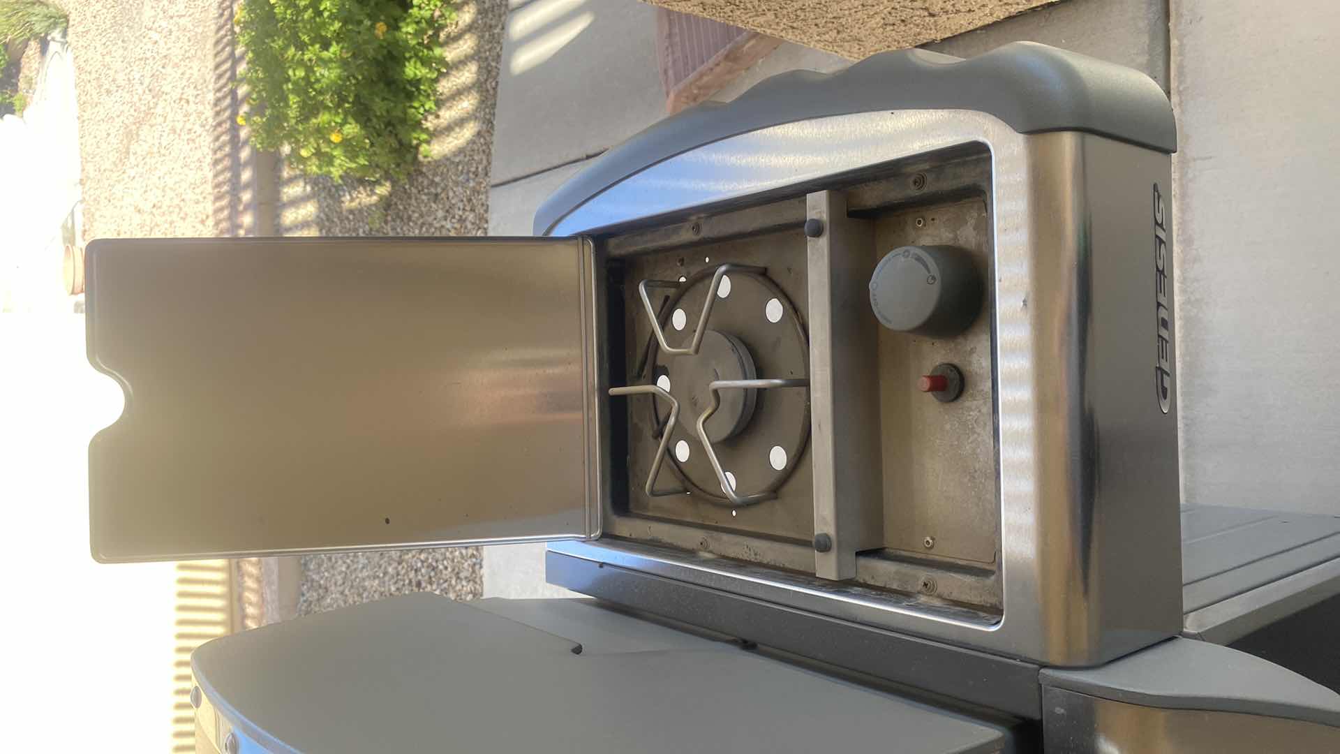 View 3 of WEBER NATURAL GAS GENESIS GRILL WITH SIDE BURNER 58” X 25 1/2” H 47”