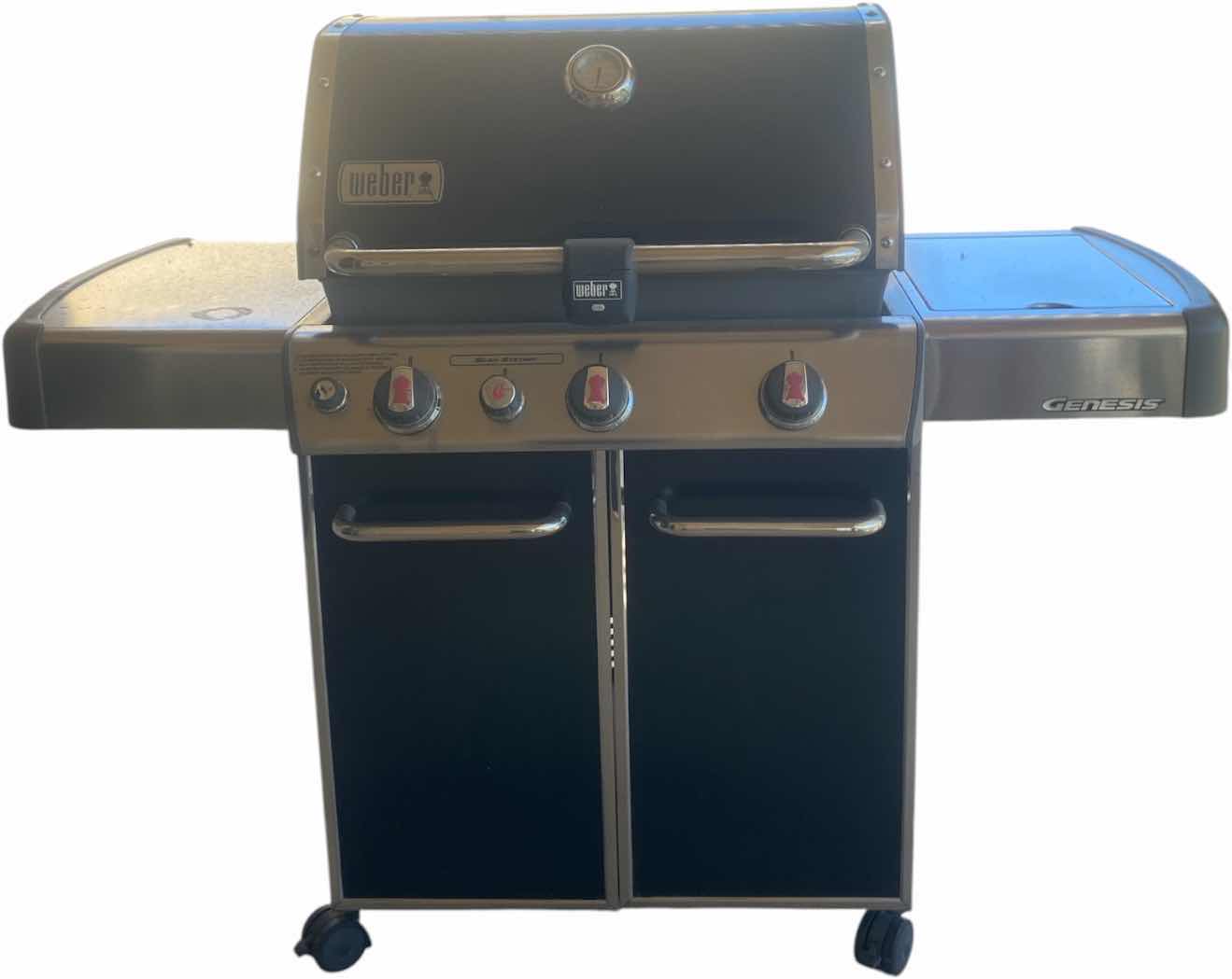 View 1 of WEBER NATURAL GAS GENESIS GRILL WITH SIDE BURNER 58” X 25 1/2” H 47”