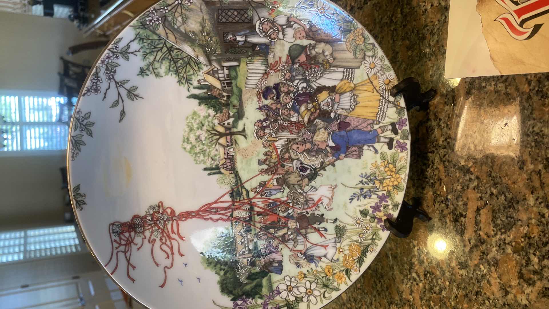 Photo 1 of PAIR OF WEDGEWOOD COLLECTIBLE PLATES 9”