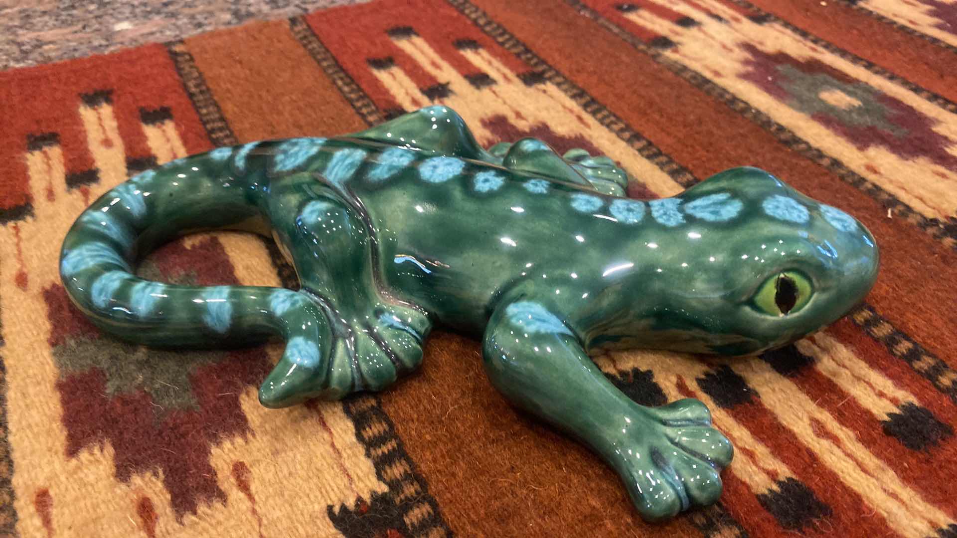 Photo 1 of CERAMIC GECKO HAND PAINTED 10”