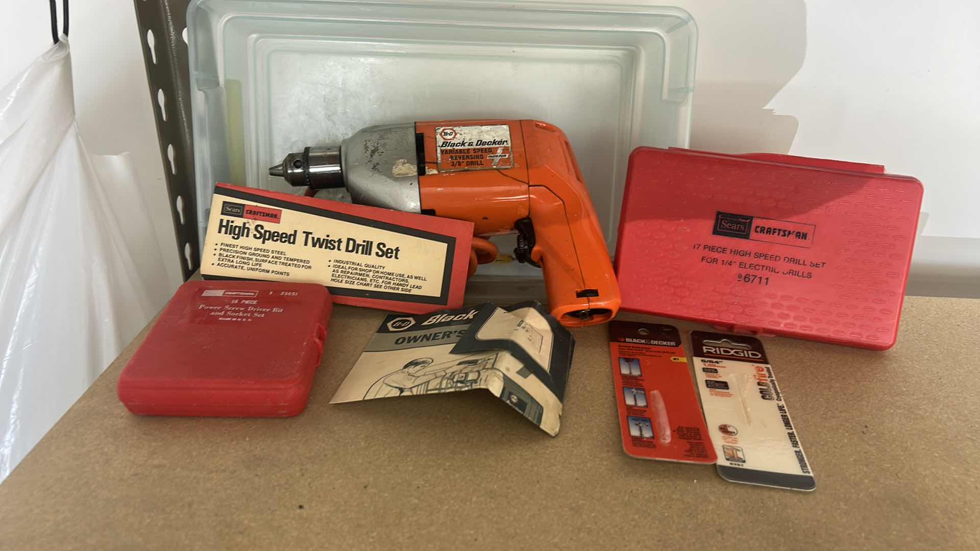 Photo 1 of BLACK & DECKER DRILL, POWER, SCREWDRIVER, SET AND MORE
