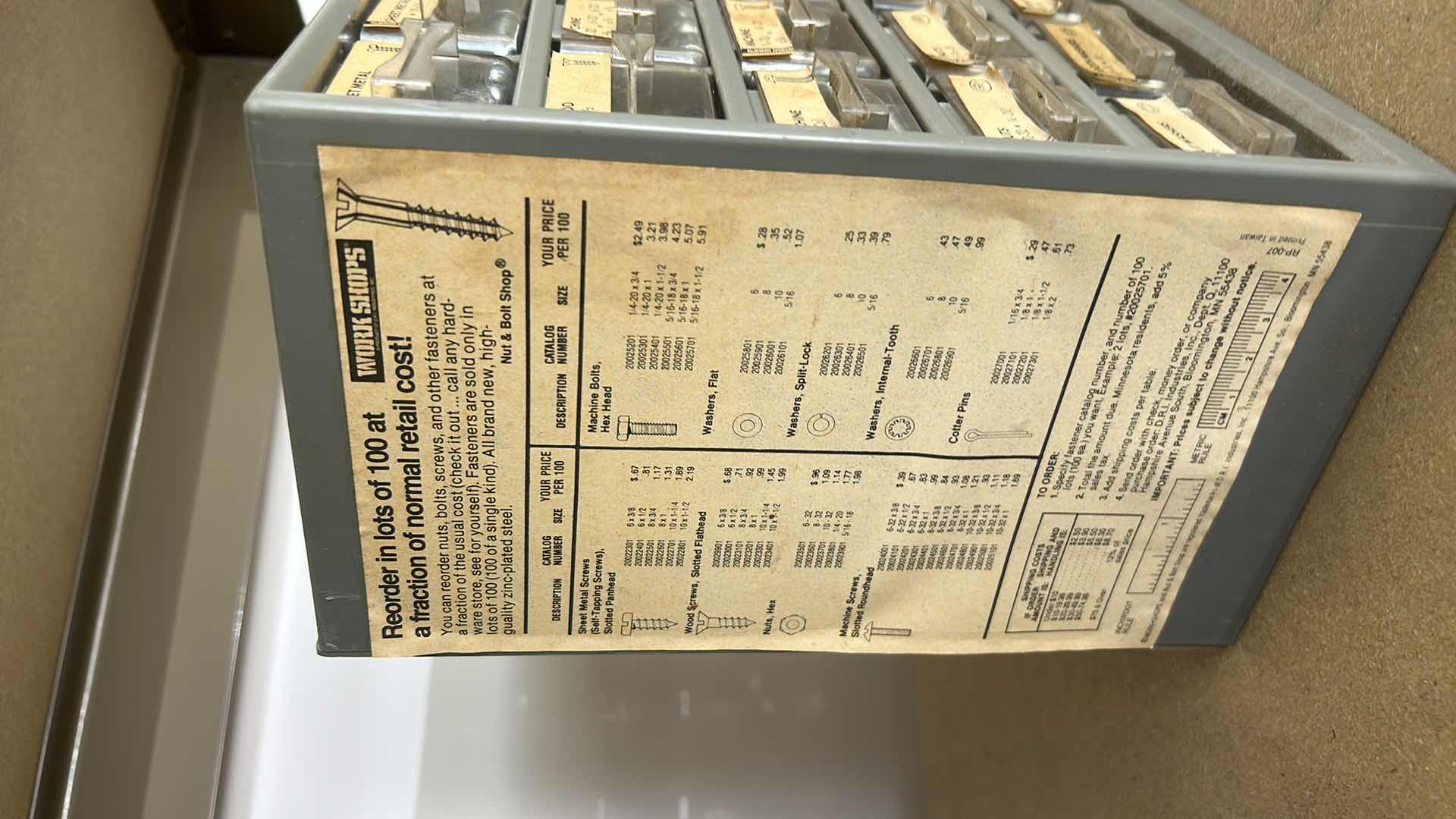 Photo 1 of CASE FULL OF NUTS AND BOLTS