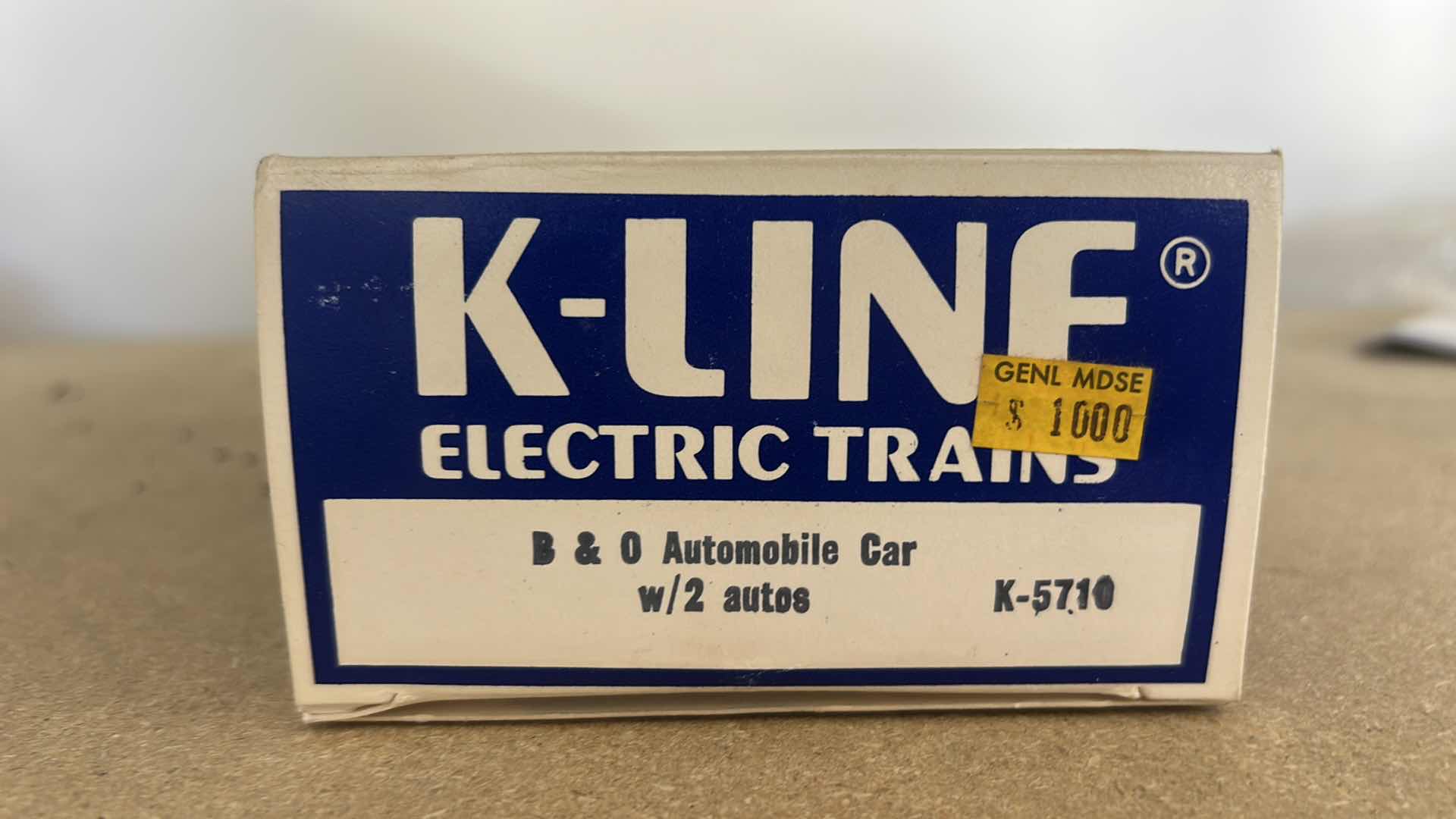 Photo 1 of K LINE ELECTRIC TRAIN - R & O AUTOMOBILE CAR