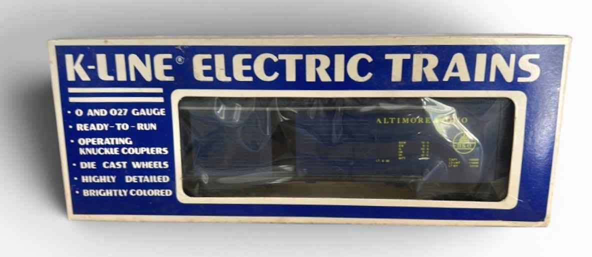 Photo 1 of K LINE ELECTRIC TRAIN - R & O AUTOMOBILE CAR