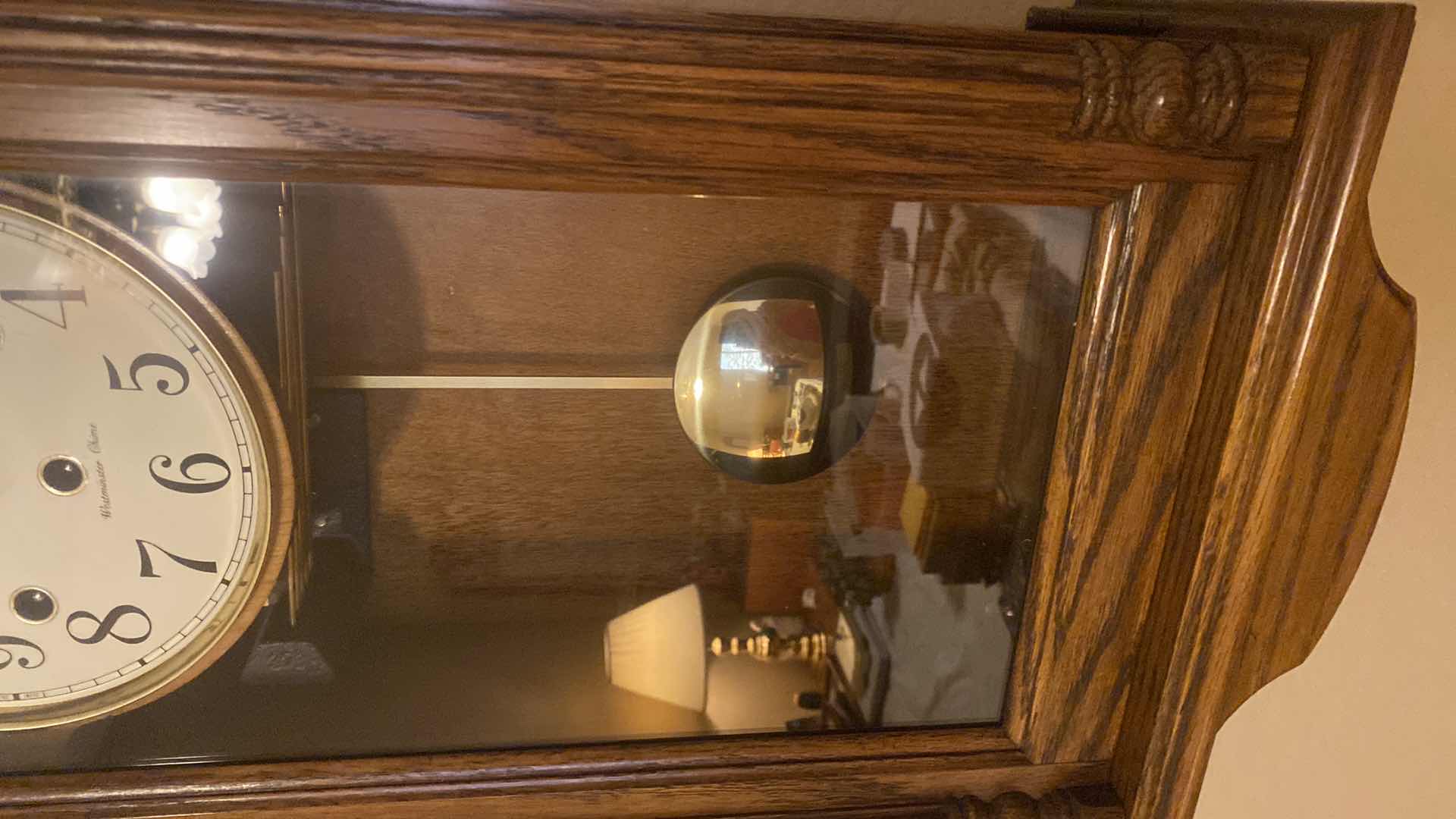 Photo 1 of HOWARD MILLER WALL CLOCK MODEL 613-645 11”x23”